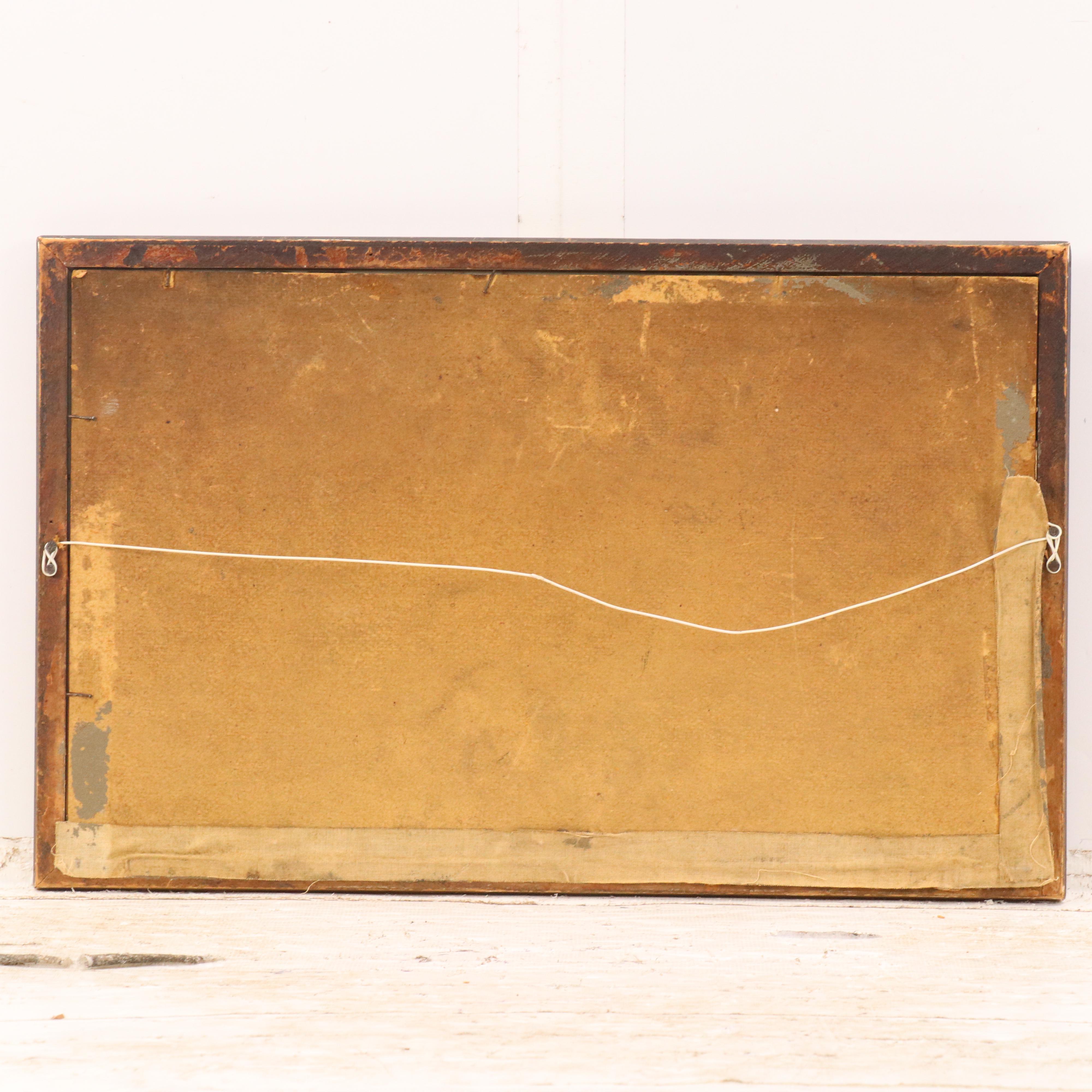 After William Henry Trood Letterpress Halftone "Meal Time"