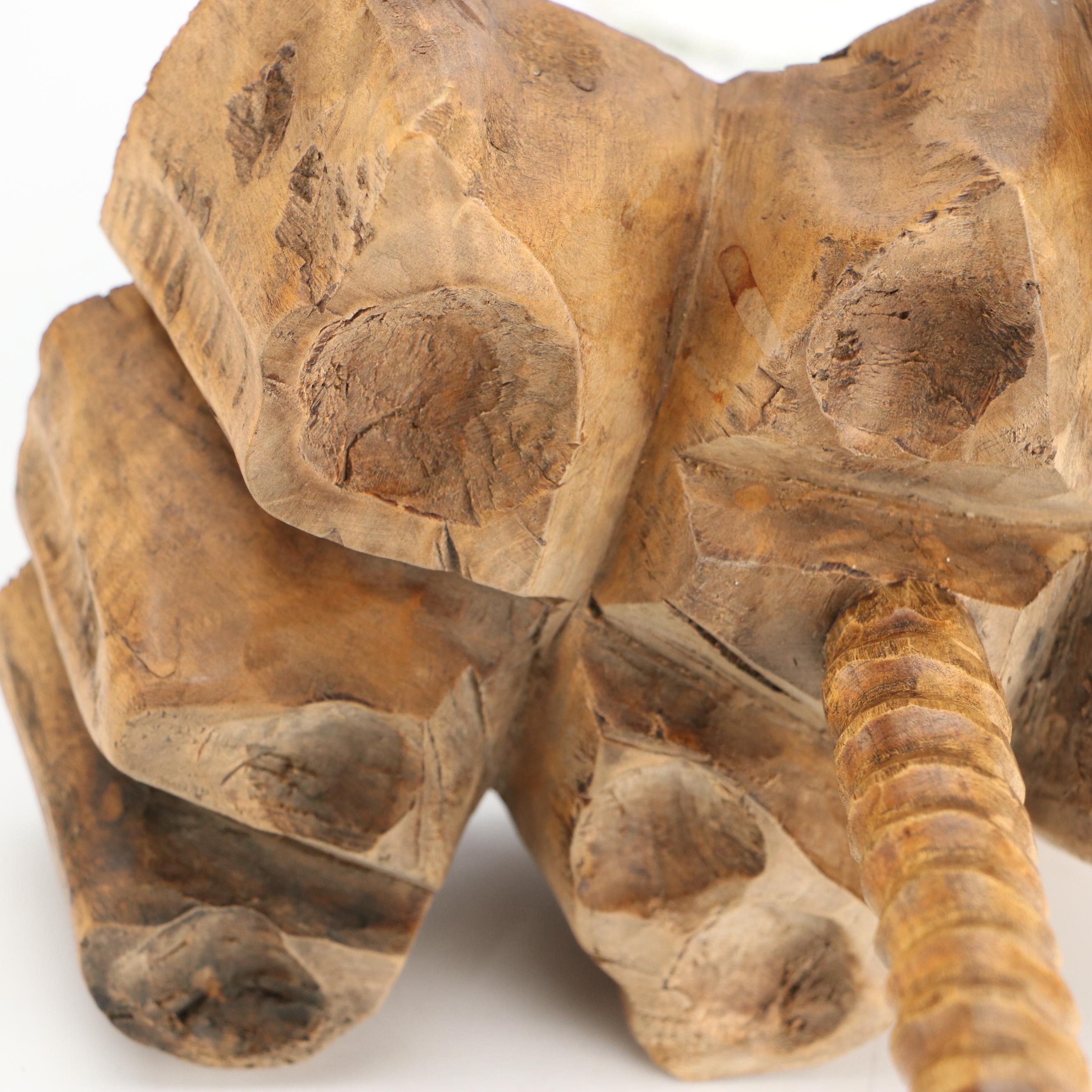 Carved Wood Carousel Horse Sculpture