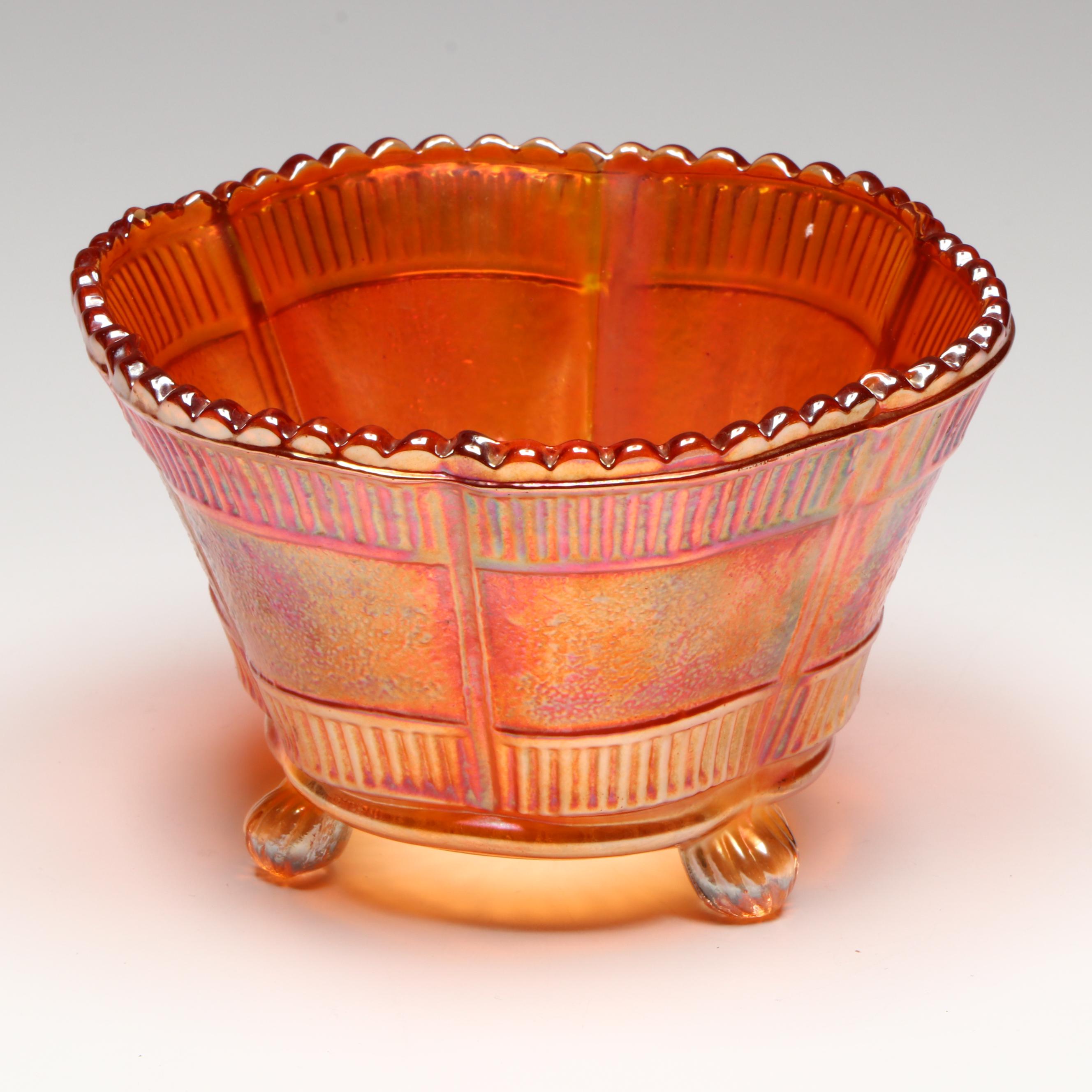 Fenton with Other Marigold Carnival Glass Bowls