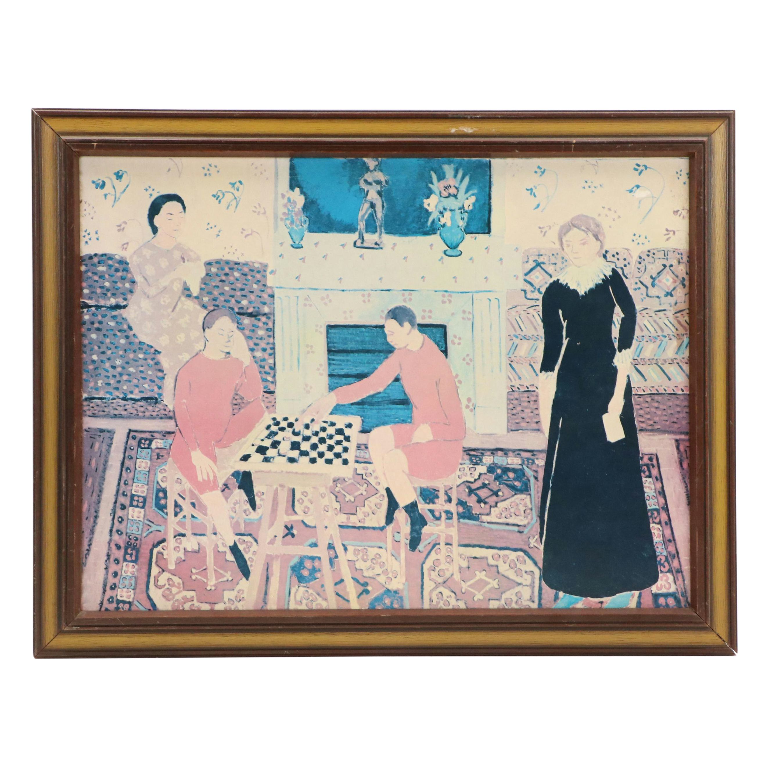 Offset Lithograph After Henri Matisse "The Painter's Family"