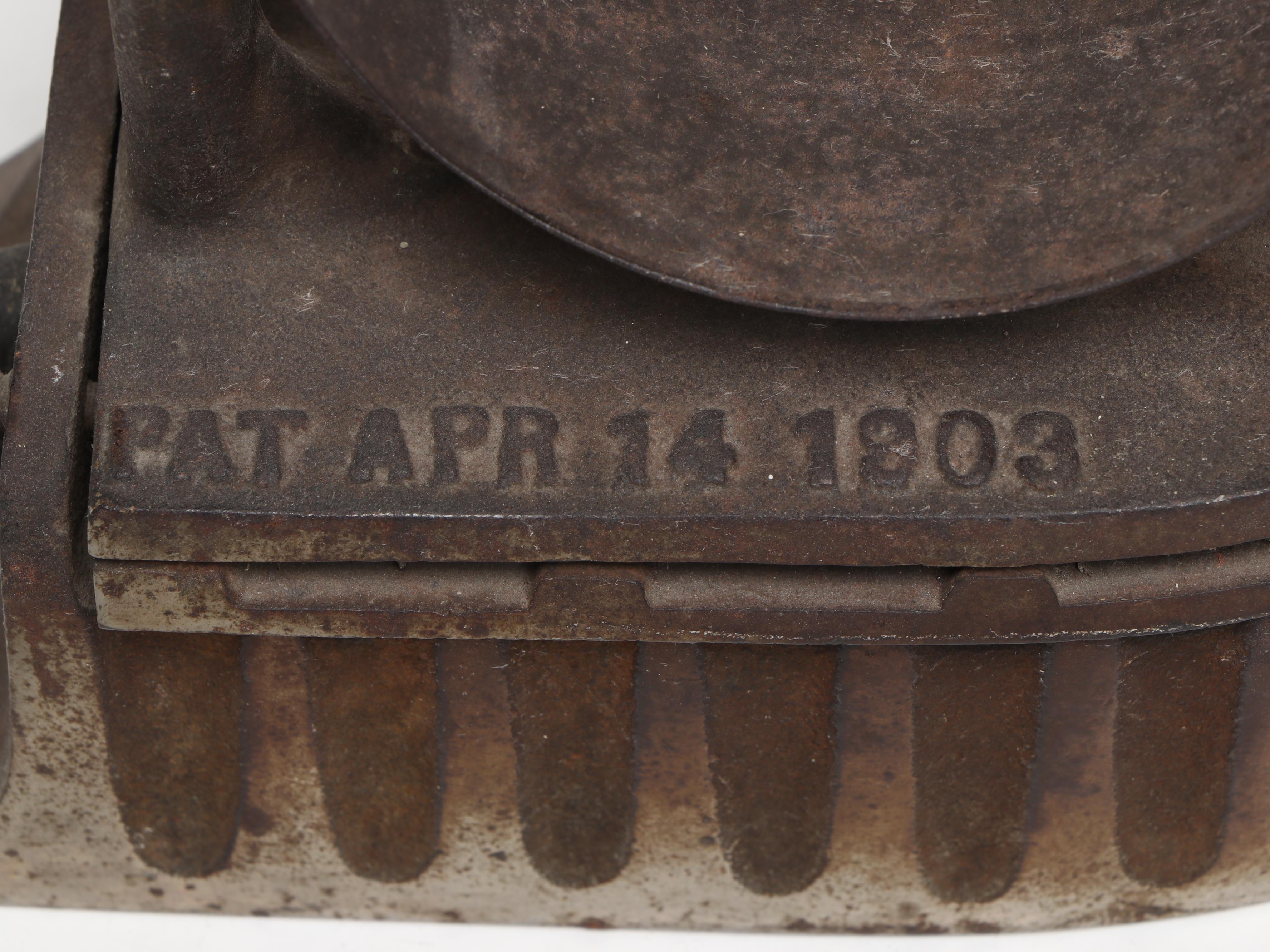 Decorative Items with Glass Door Knobs, Babbitt Metal Ingot, and Steam Iron