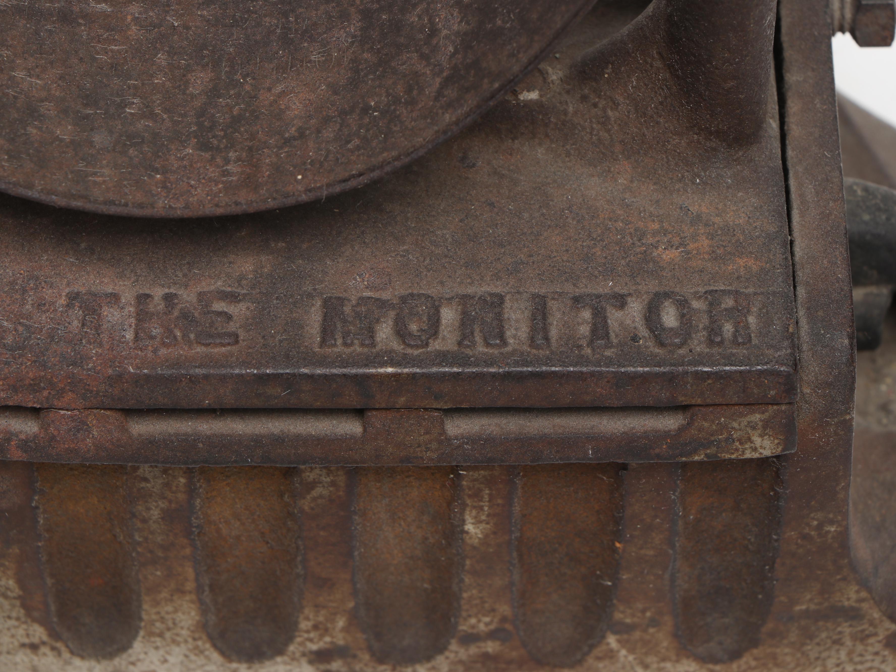 Decorative Items with Glass Door Knobs, Babbitt Metal Ingot, and Steam Iron
