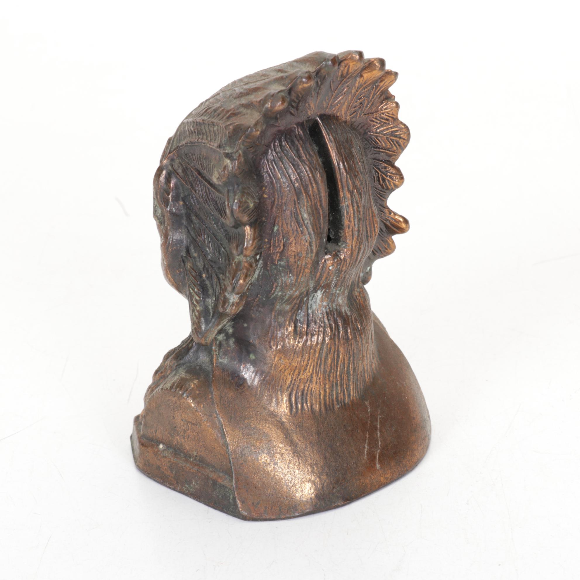 Gerz Owl Beer Stein with Cast Copper Coin Bank & More