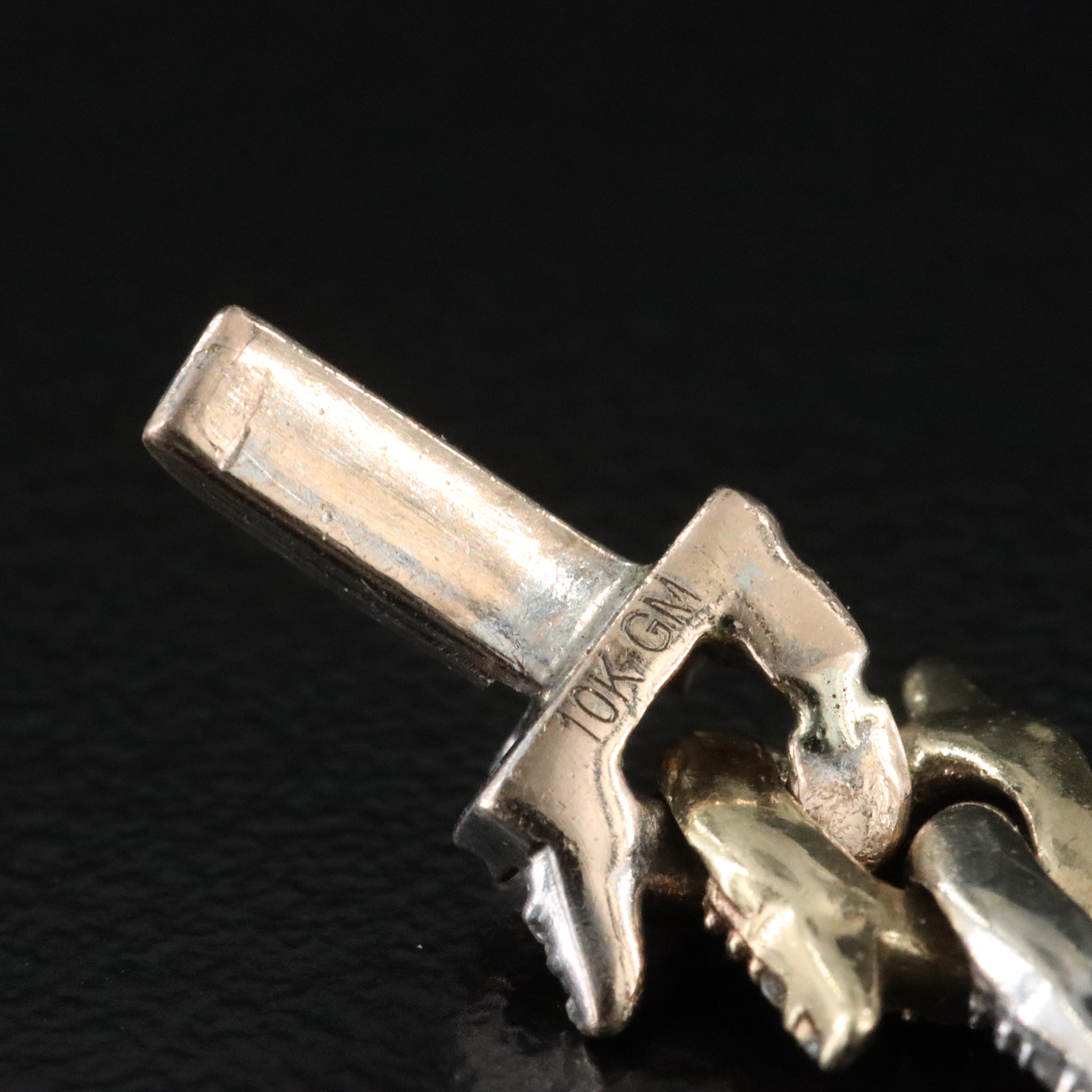 10K Two Tone 8.43 CTW Diamond Fancy Link Necklace