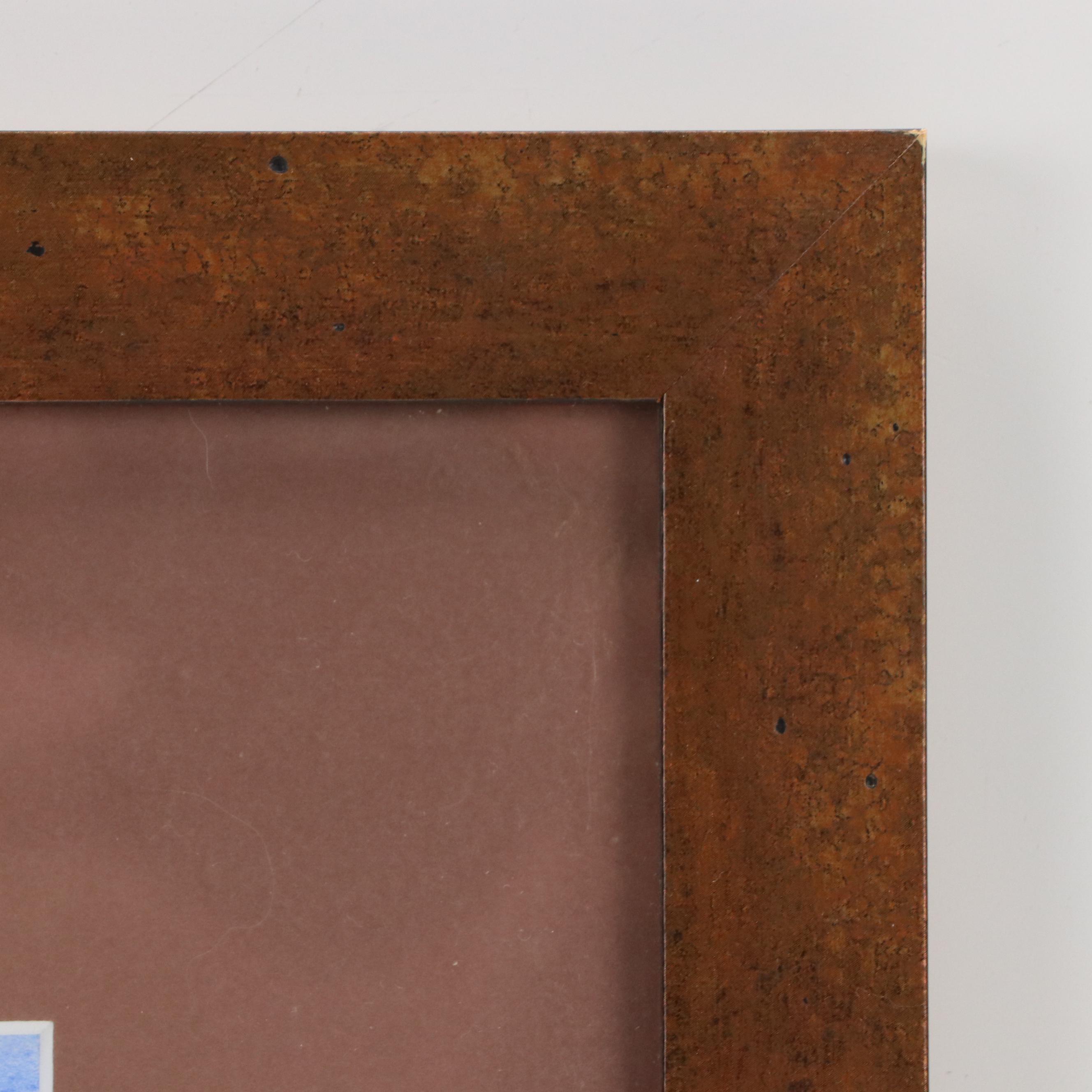 Watercolor Painting of Regional Street Scene