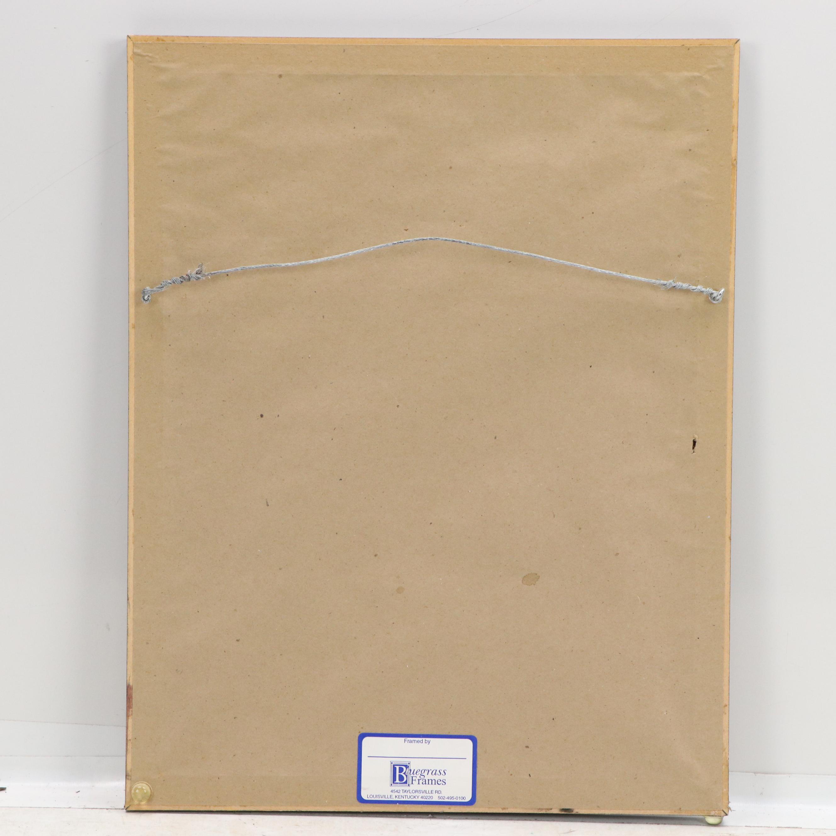 Watercolor Painting of Regional Street Scene