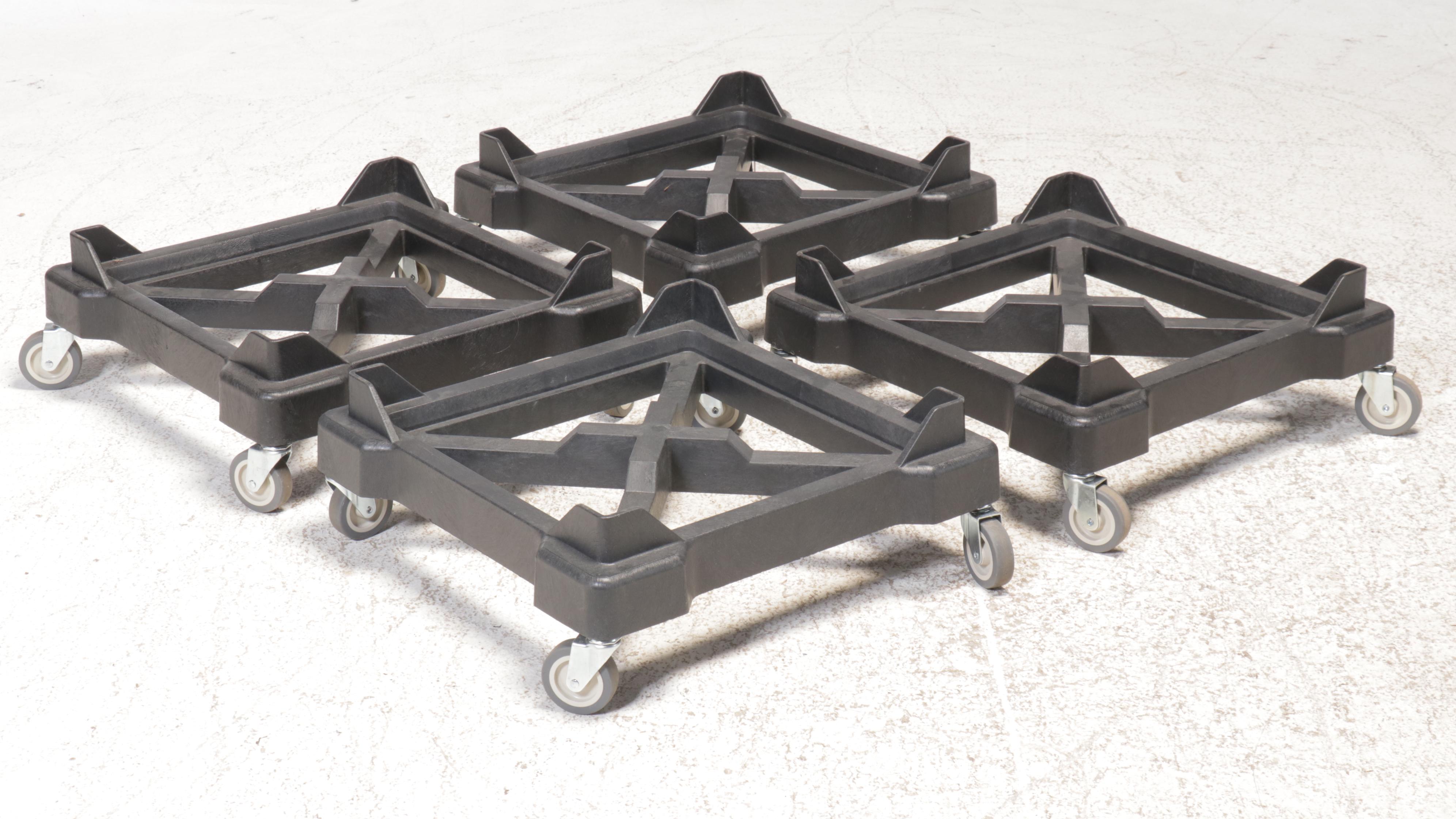 Pair of Plastic Outdoor Storage Bins