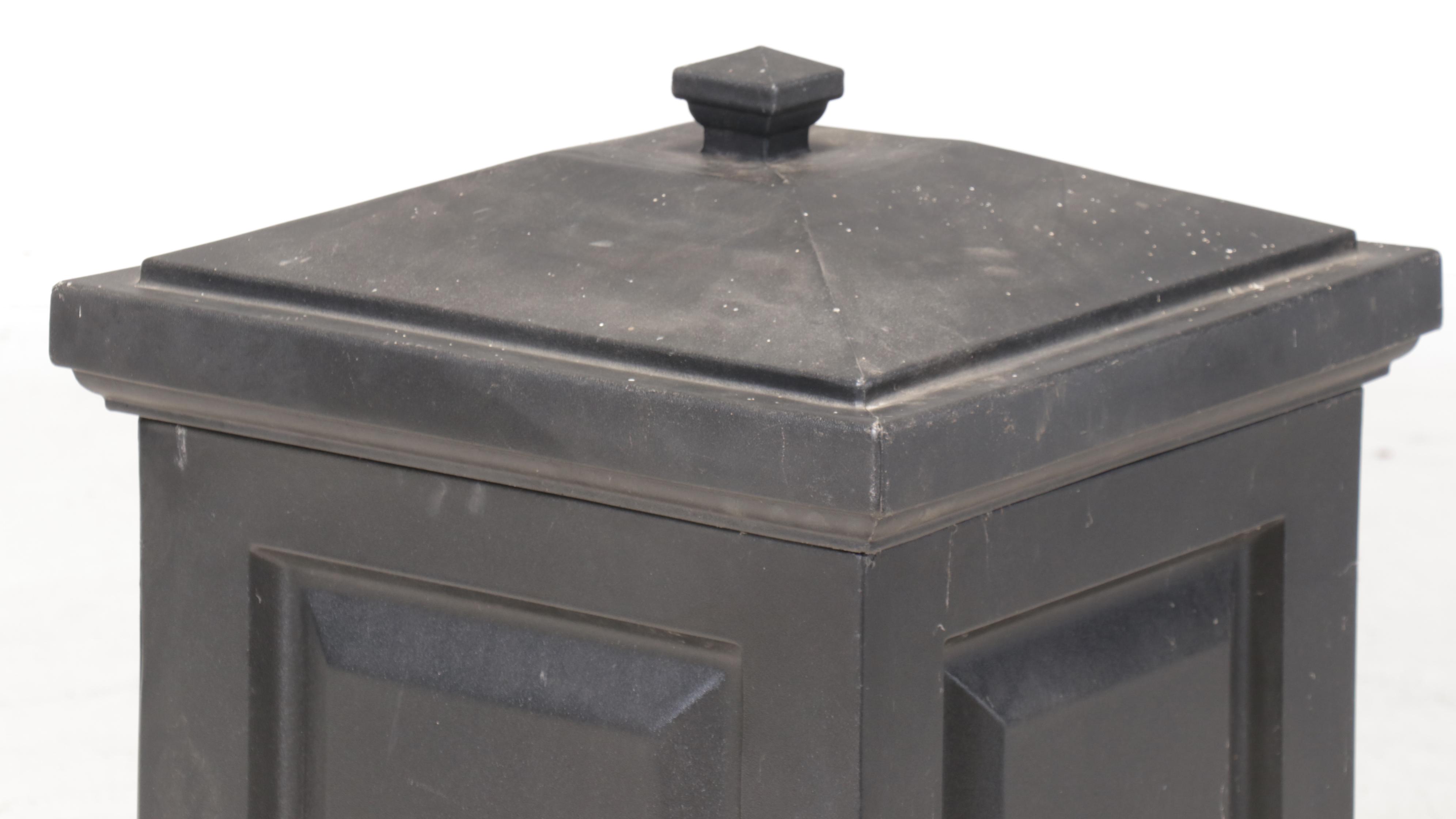 Pair of Plastic Outdoor Storage Bins
