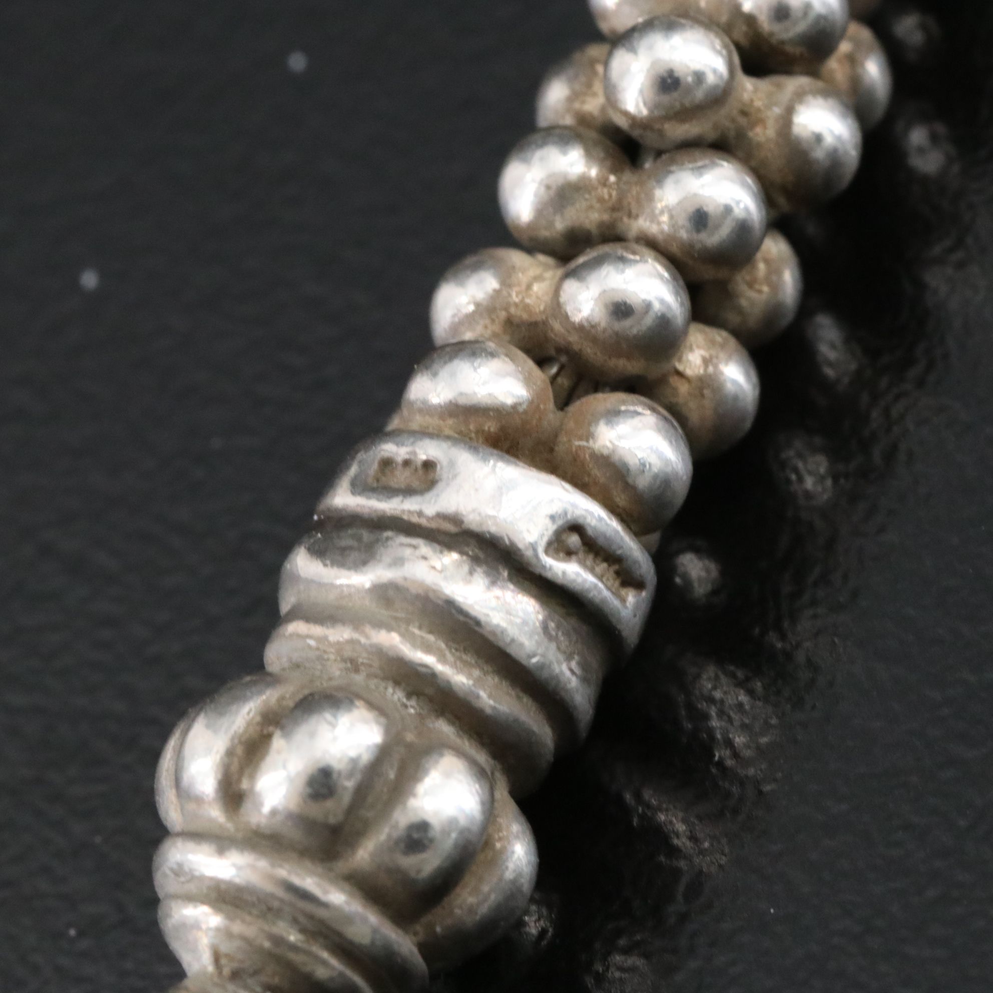 Caviar Sterling Beaded Bracelet