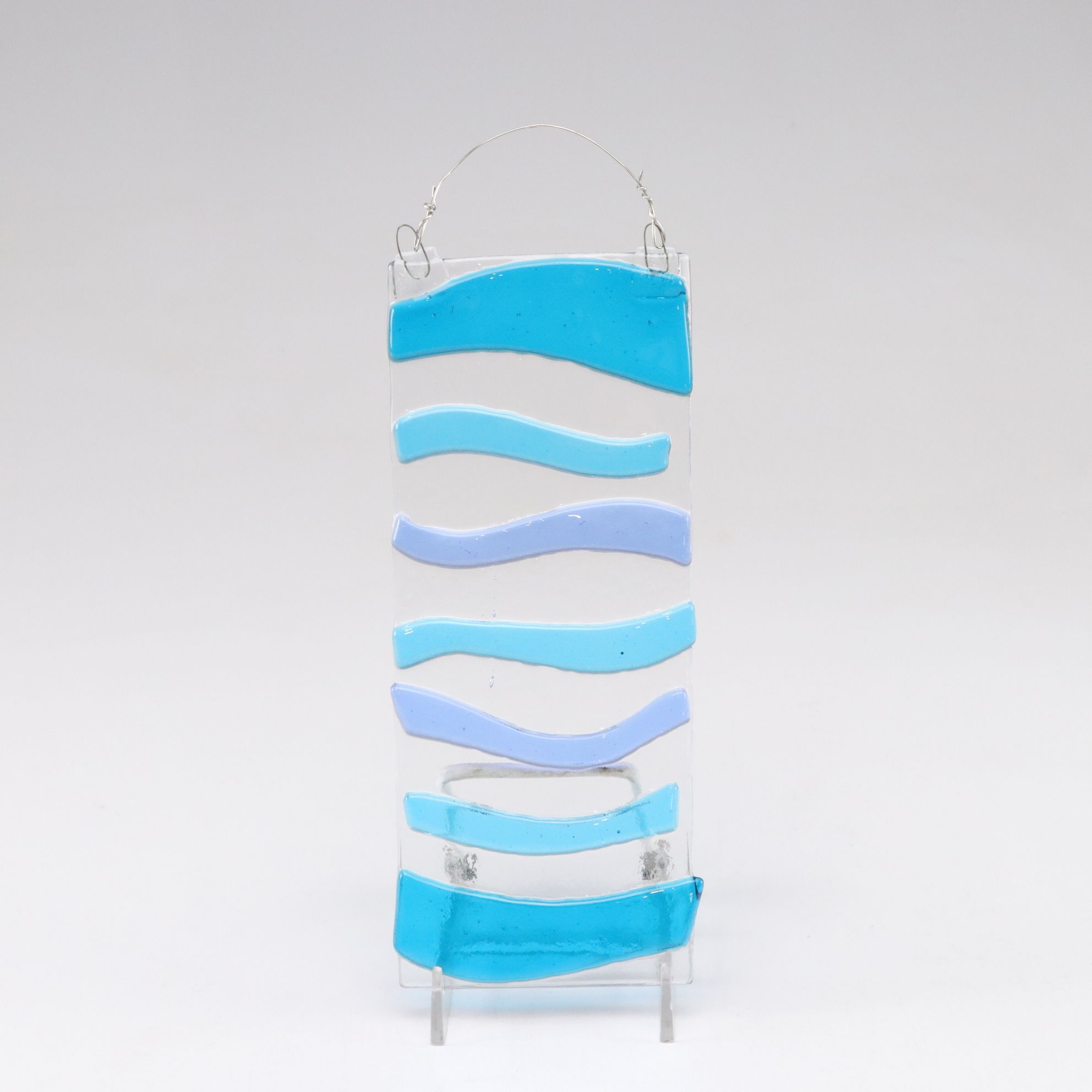 Art Glass Sun Catcher and Wall Pocket and Two Bowls