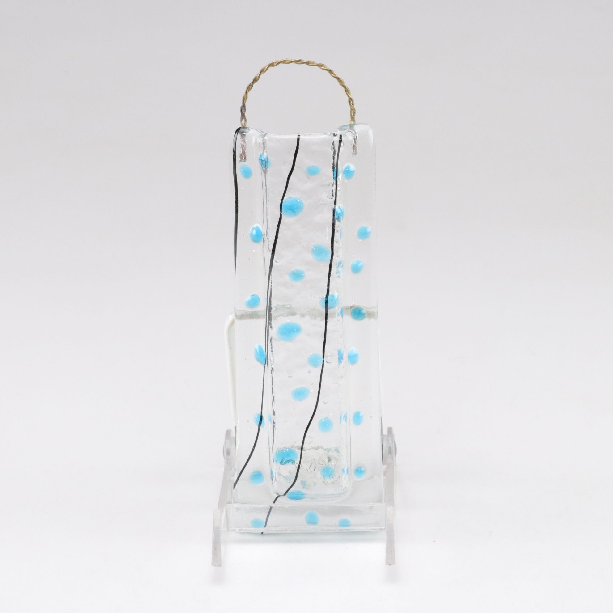 Art Glass Sun Catcher and Wall Pocket and Two Bowls