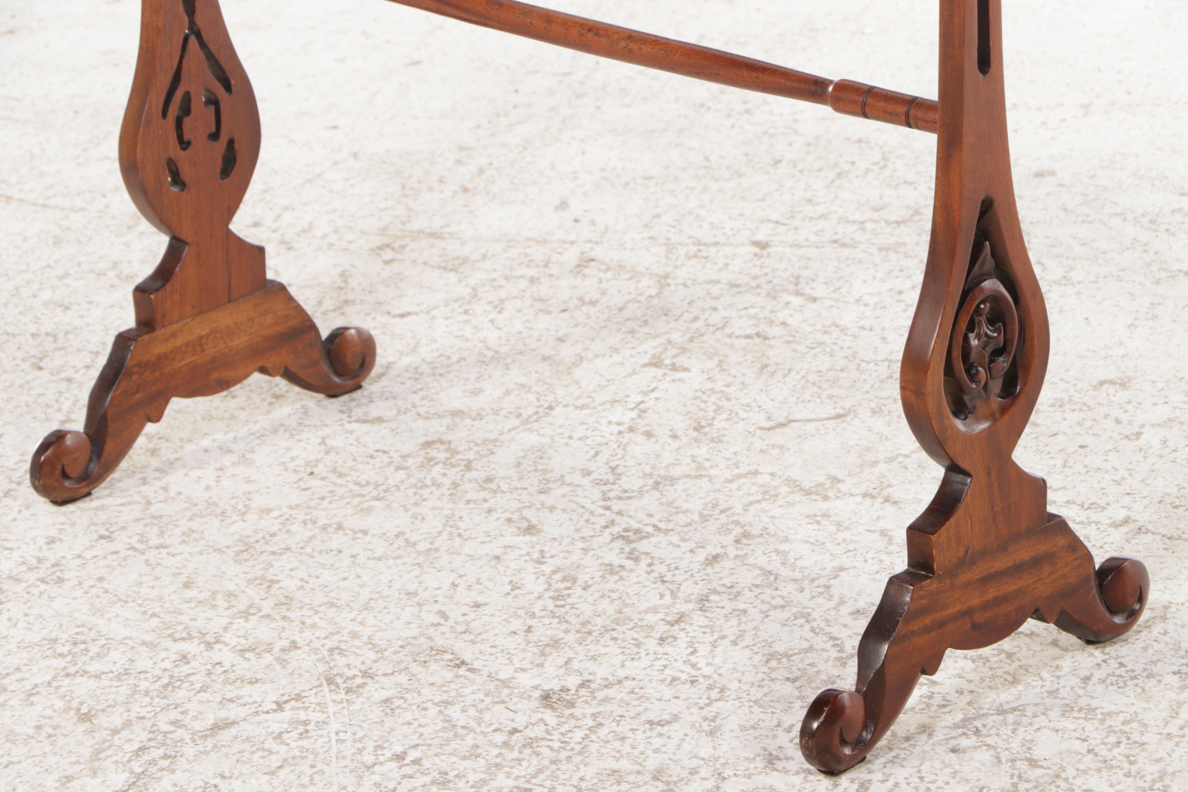 Carved Wood Quilt Rack, Mid to Late 20th Century