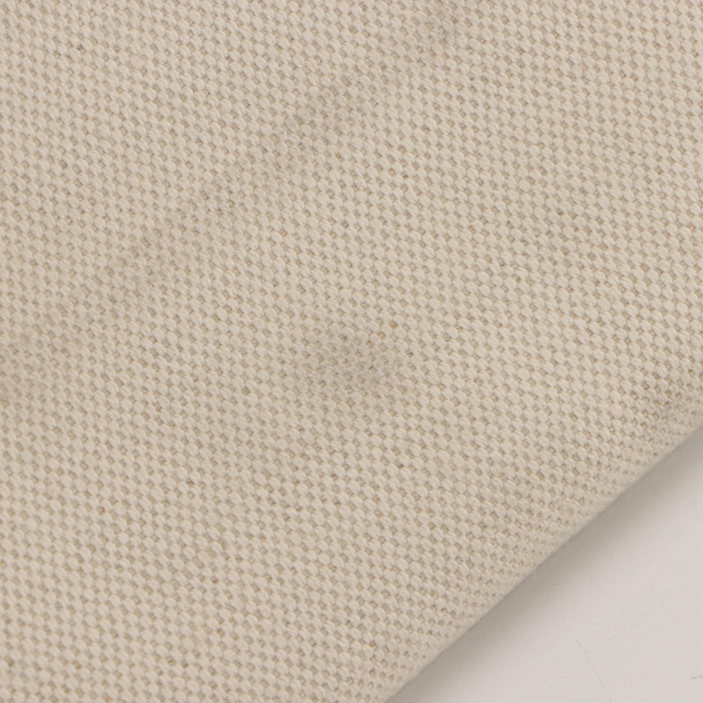 Valentino Garavani VLTN Large Tote in White Canvas and Black Leather Trim