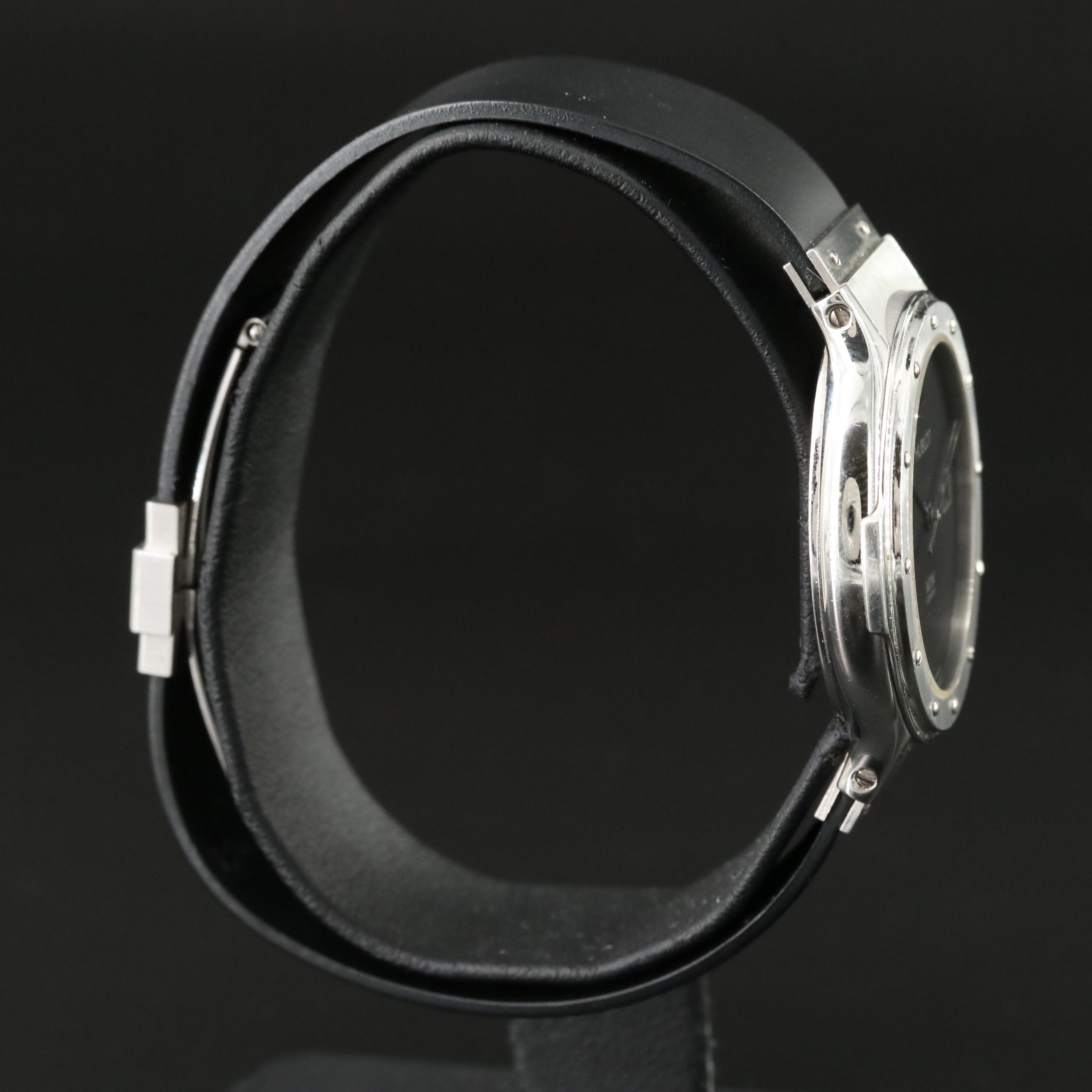 Hublot Classic MDM Black Steel Quartz Watch