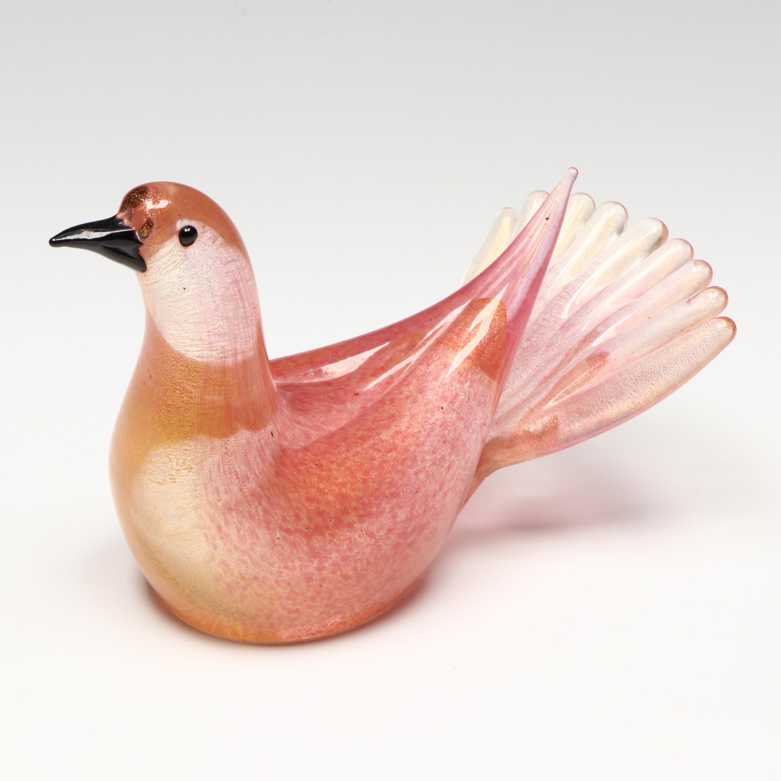 Murano Art Glass Bird Figurines