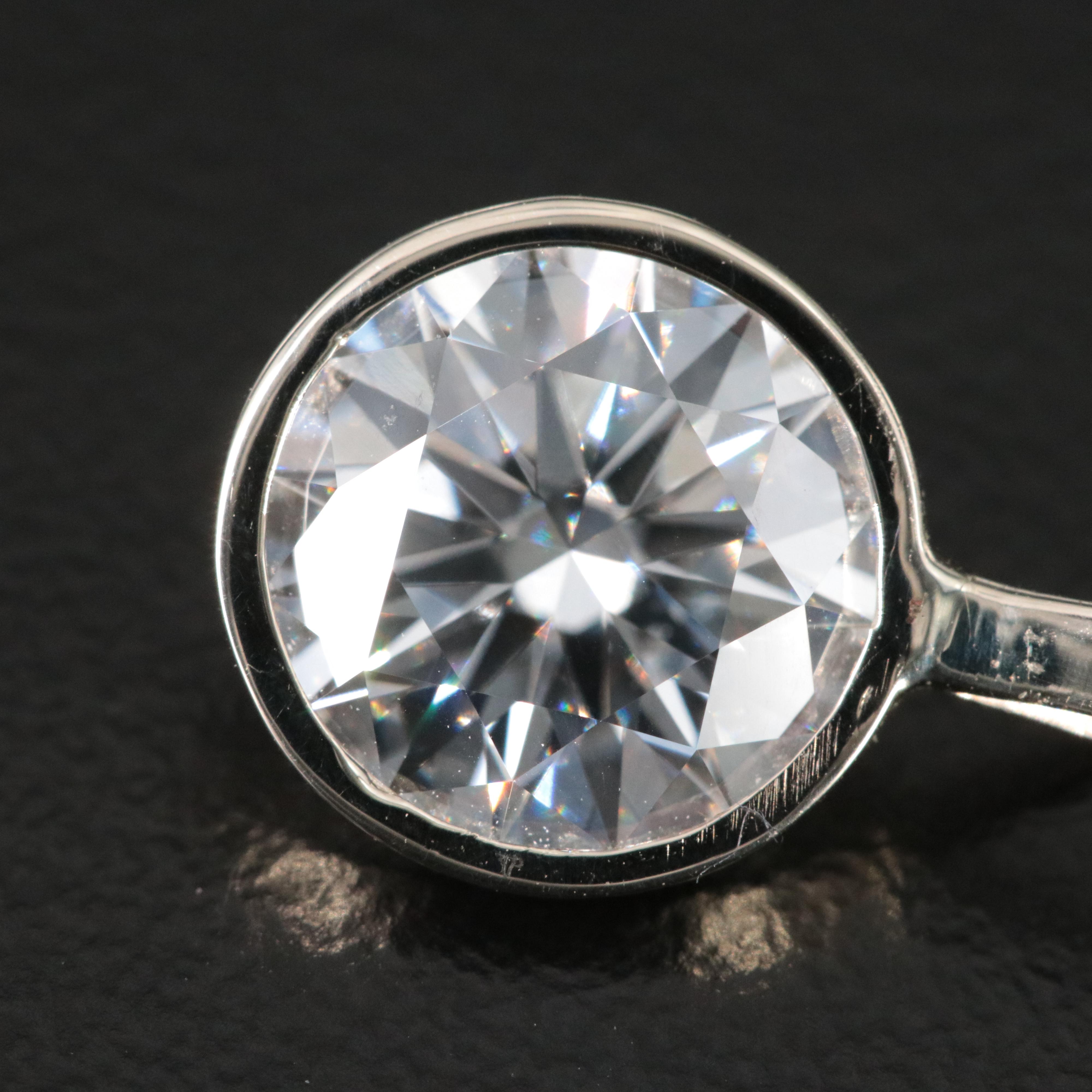 14K 2.06 CT Lab Grown Diamond Pendant with IGI Report