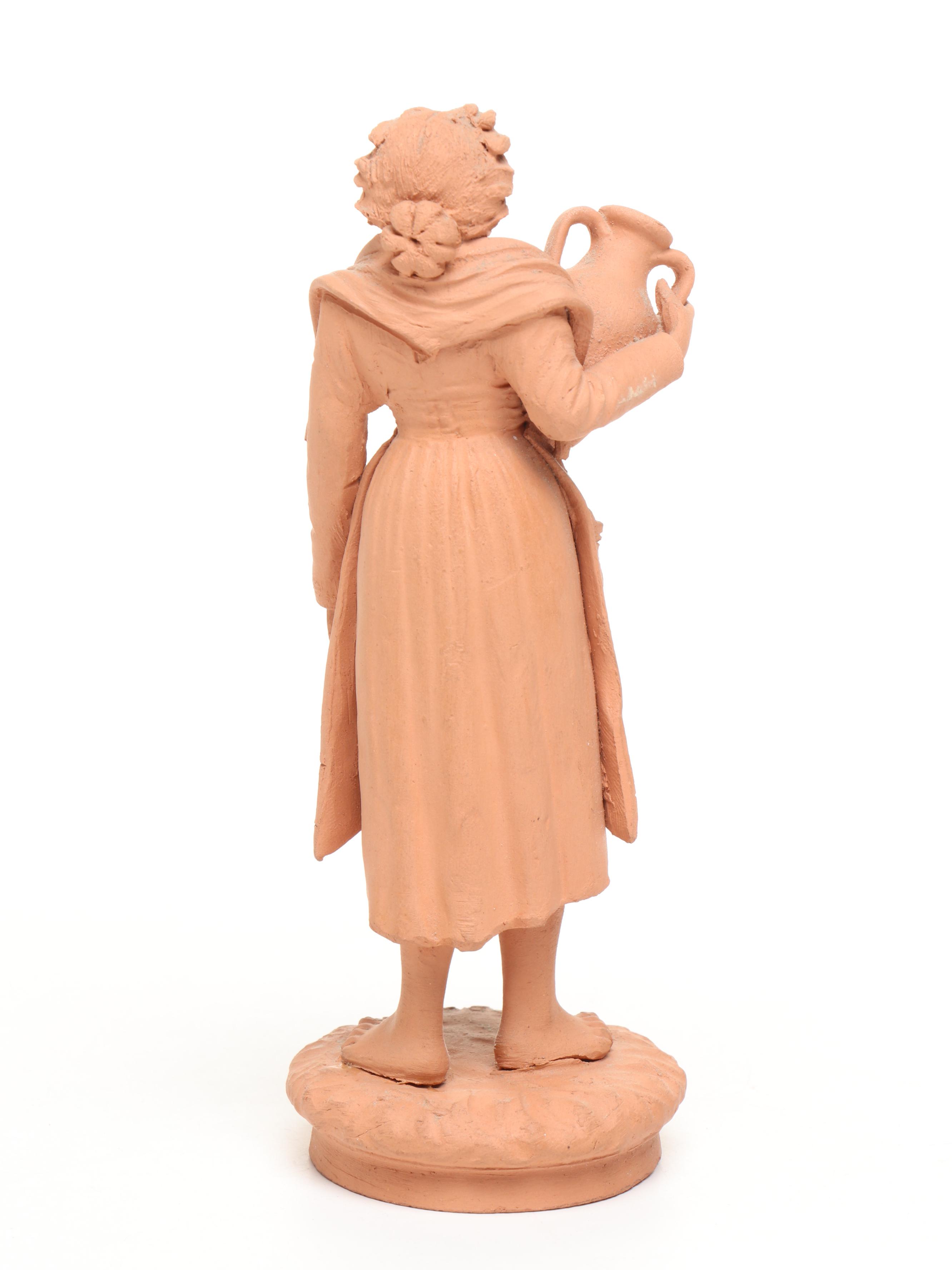 Man on Donkey and More Terracotta Figures, Late 20th Century