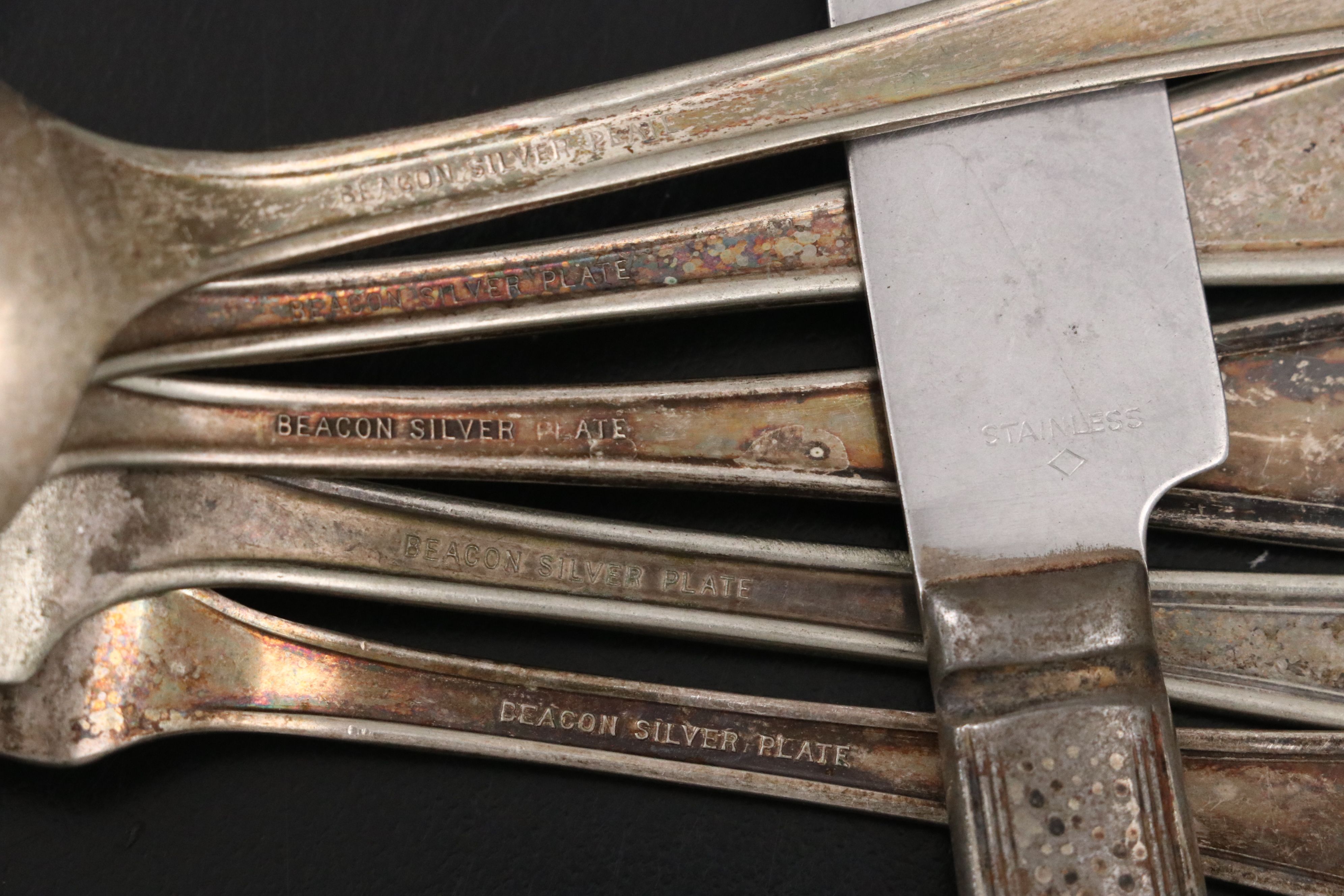 Wm. A. Rogers "Springtime" and Beacon "Miami" Silver Plate Flatware, 1931, 1933