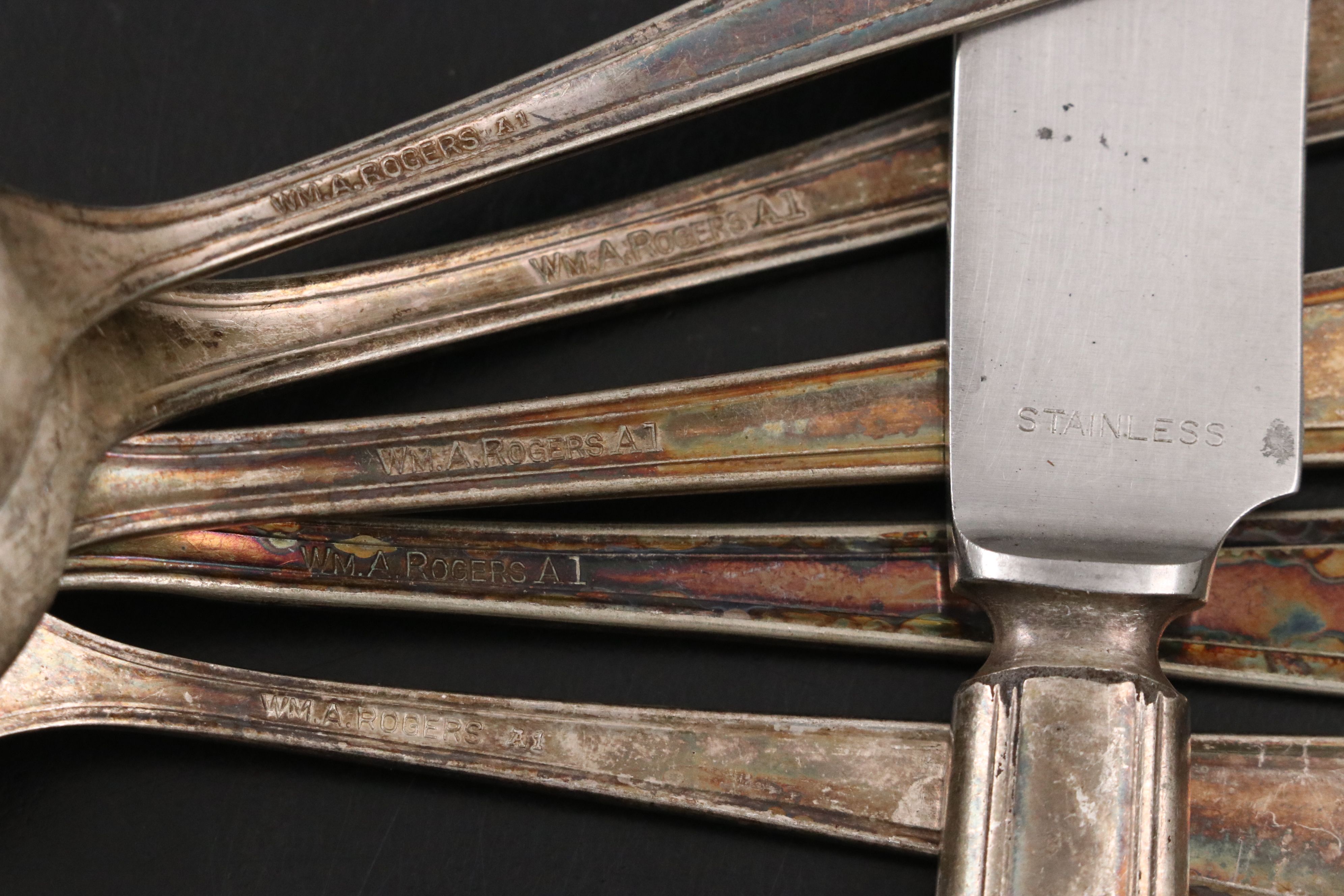 Wm. A. Rogers "Springtime" and Beacon "Miami" Silver Plate Flatware, 1931, 1933