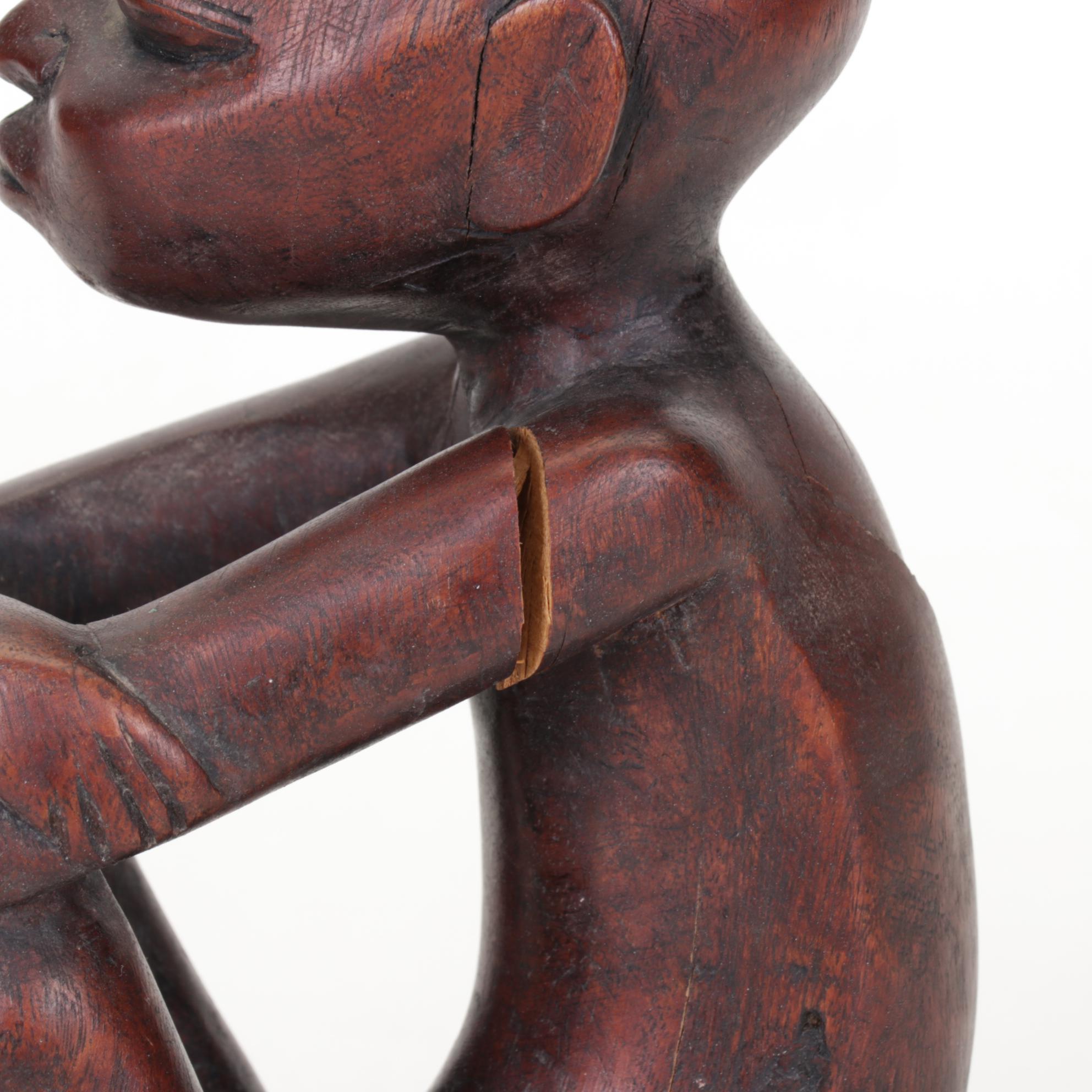 Luba-Hemba, Egypian & Other Carved African Figurines