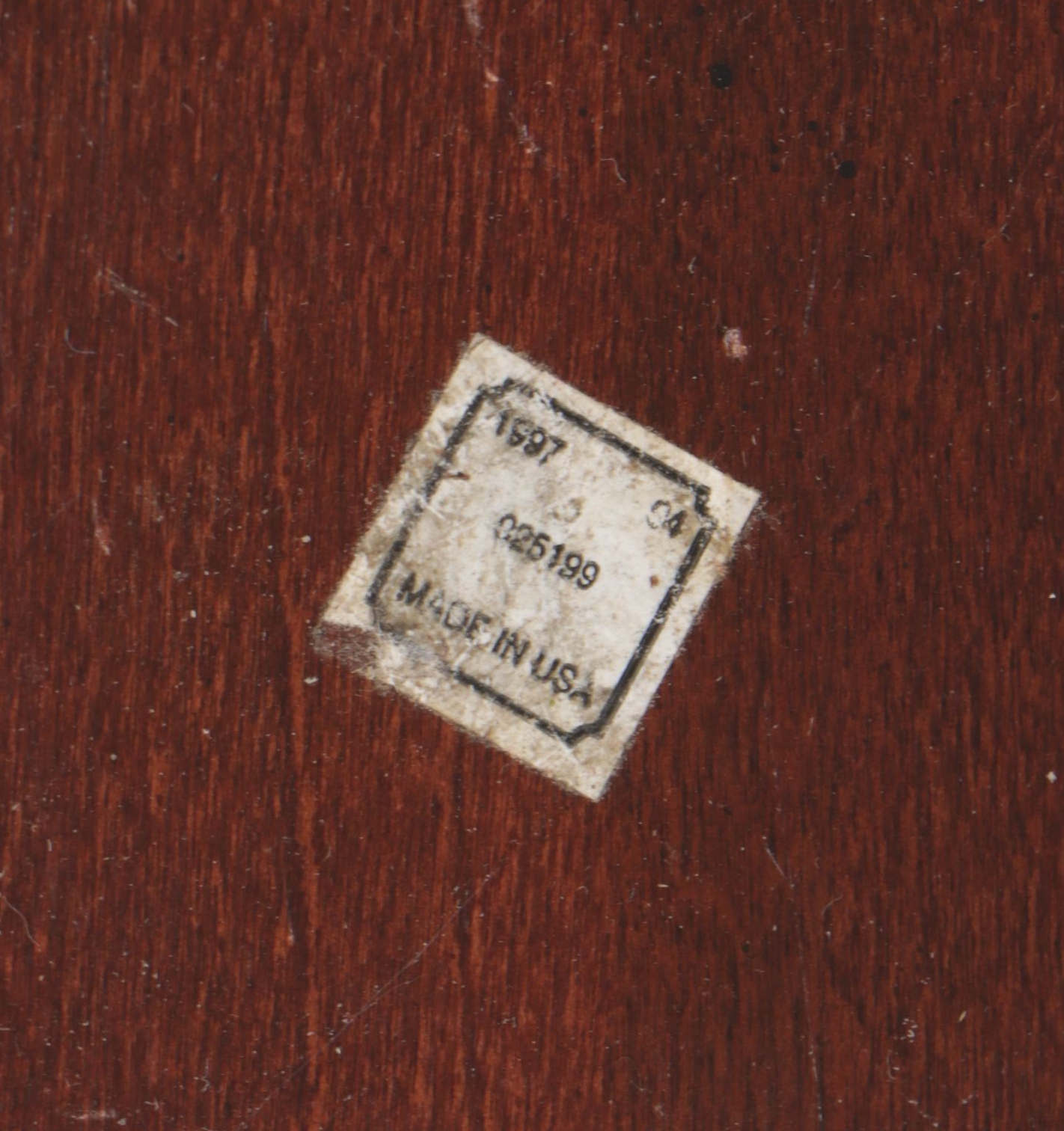 Mahogany Pedestal and CD Cabinet, Late 20th Century