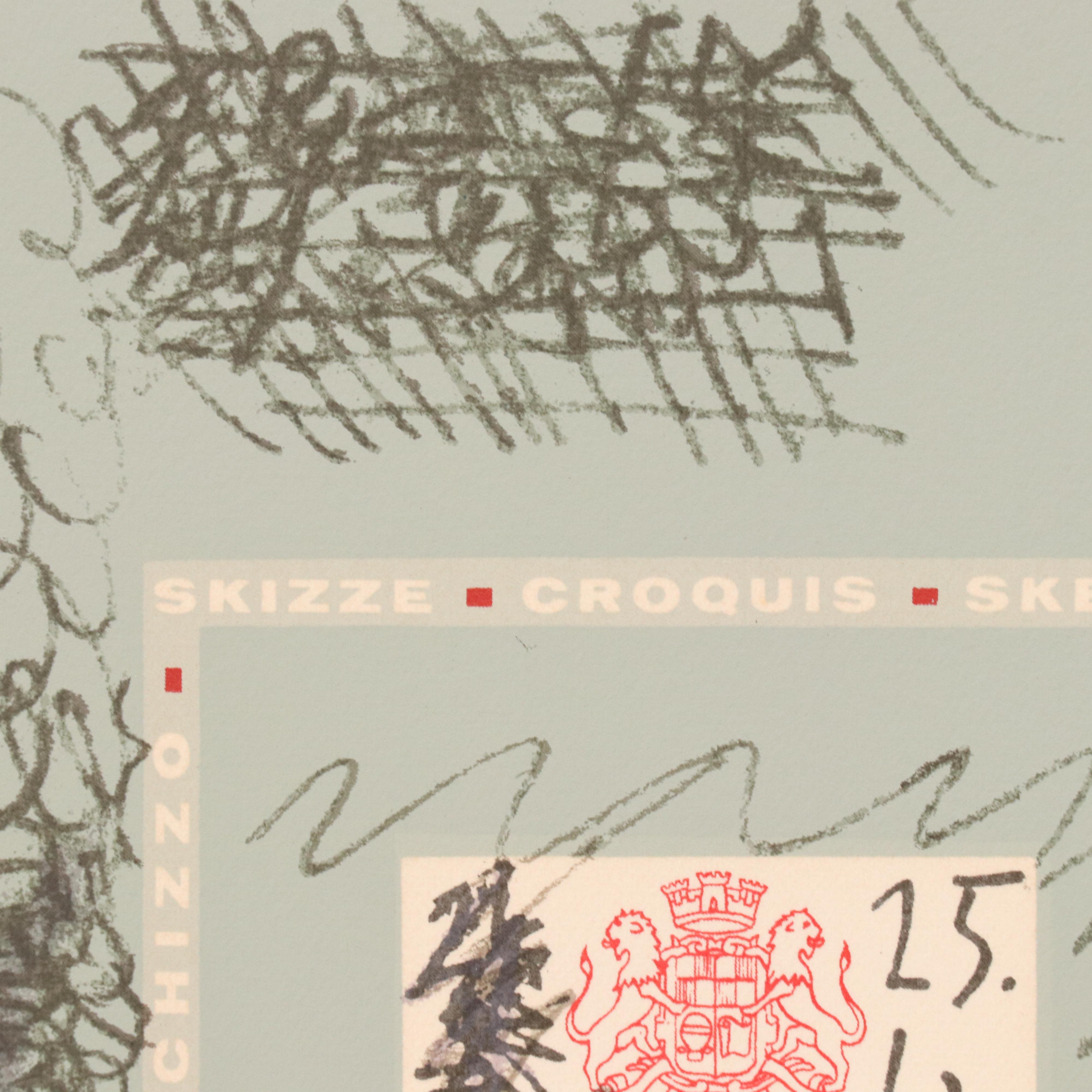 Pablo Picasso Lithographic Plate from "Le Goût du Bonheur," 1970