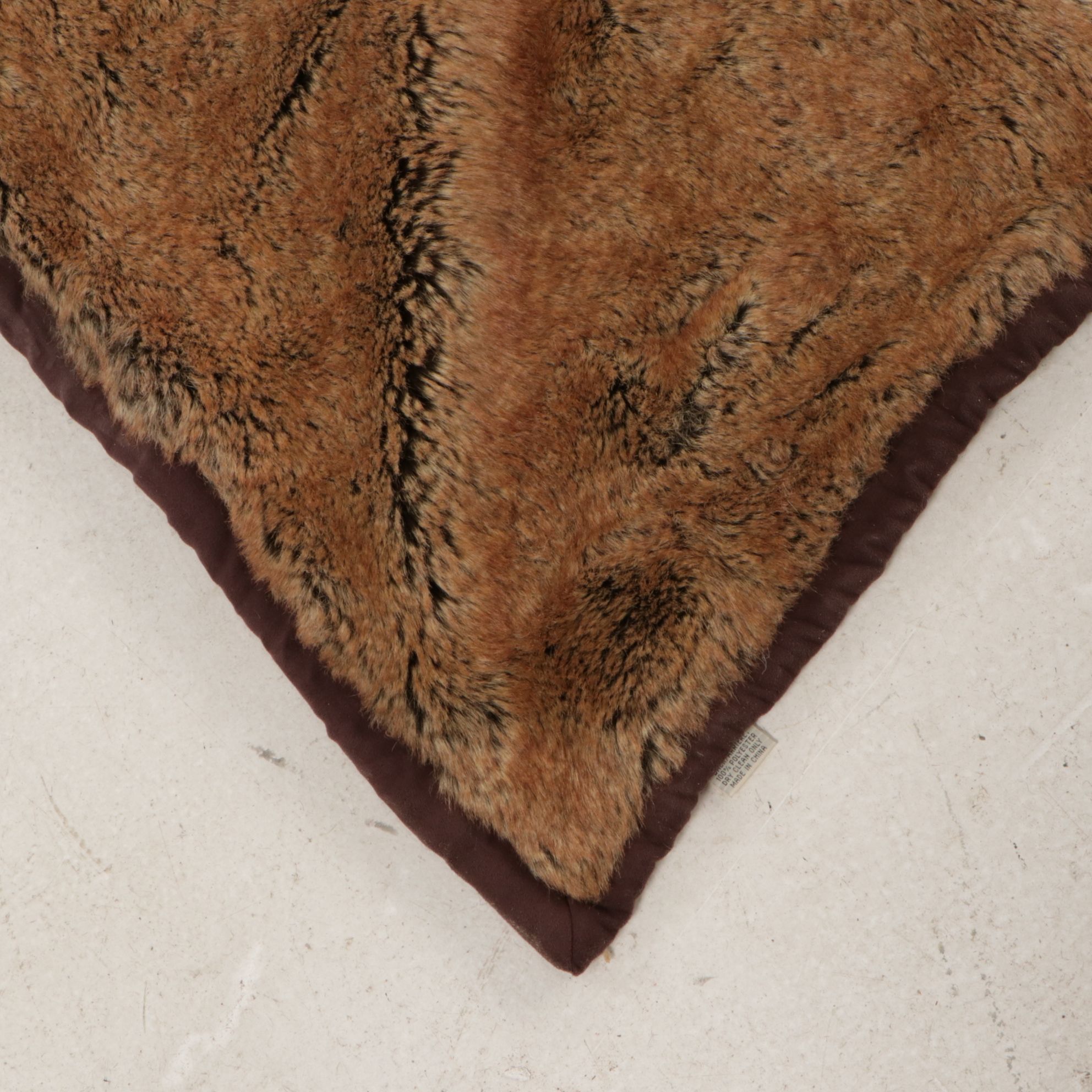 Pottery Barn Faux Fur Blanket