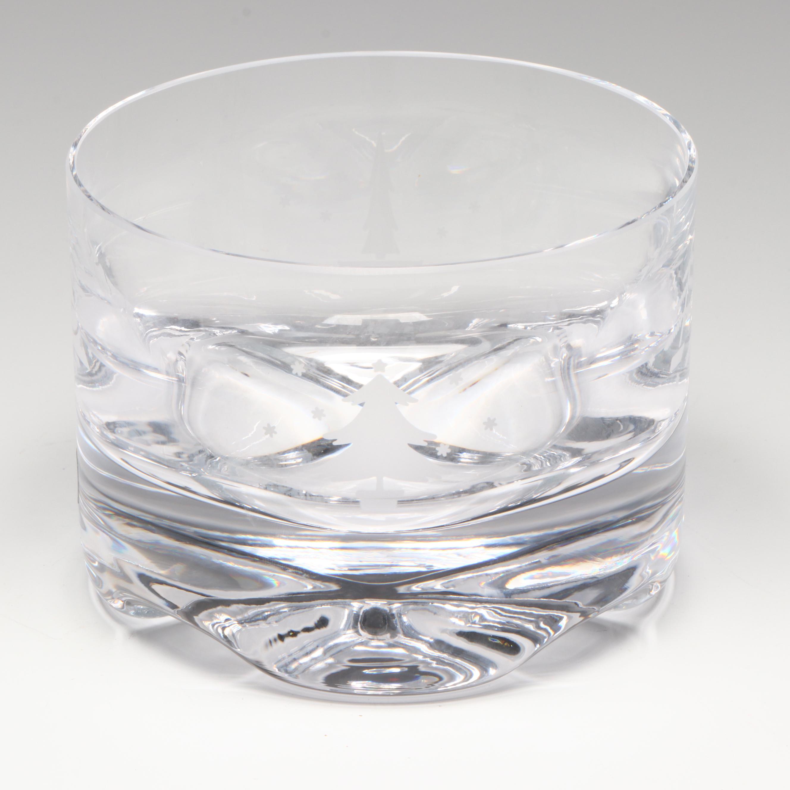 Lladró Porcelain Golfer and Golf Themed Gilt Rim Glasses