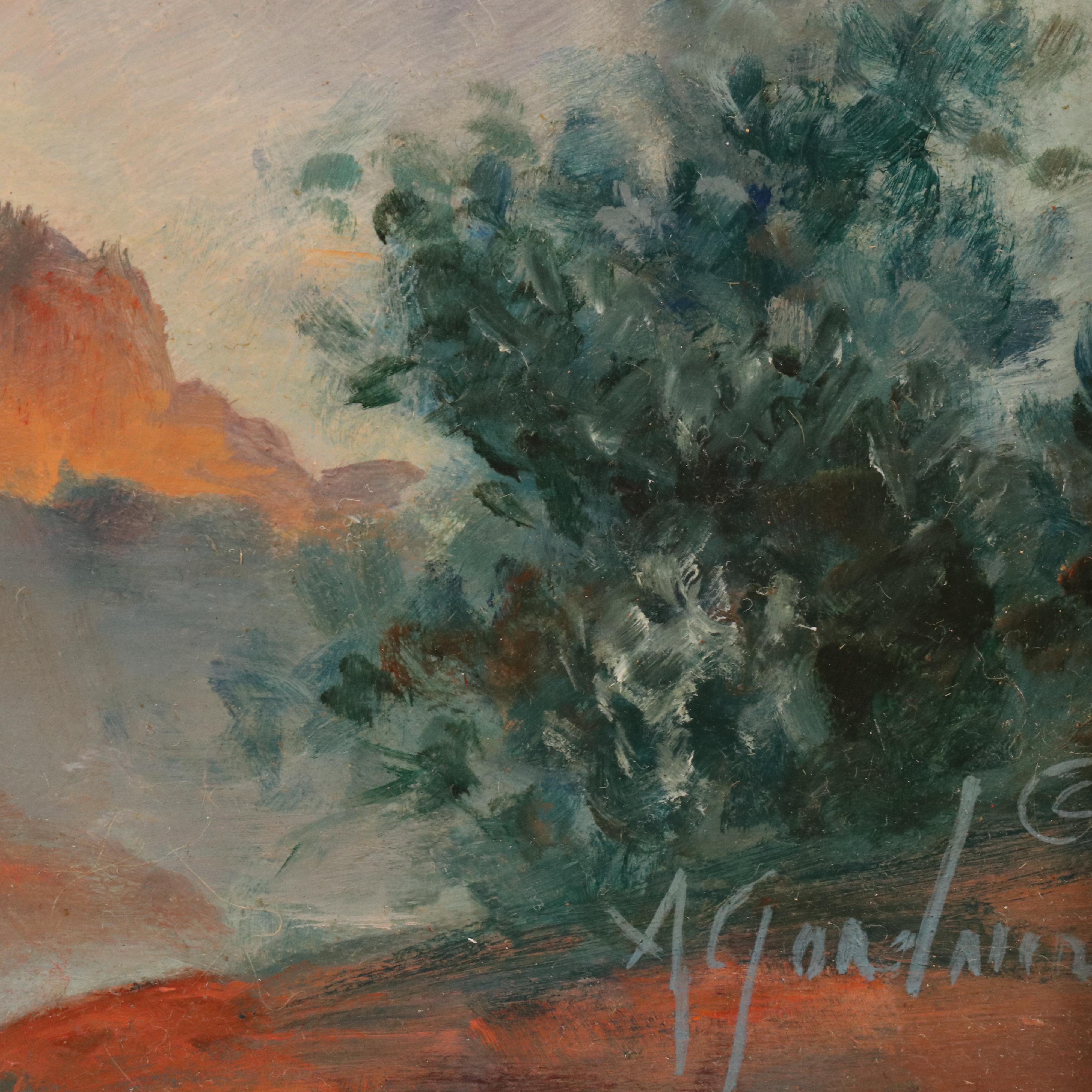 Sedona Landscape Oil Painting, Circa 1980