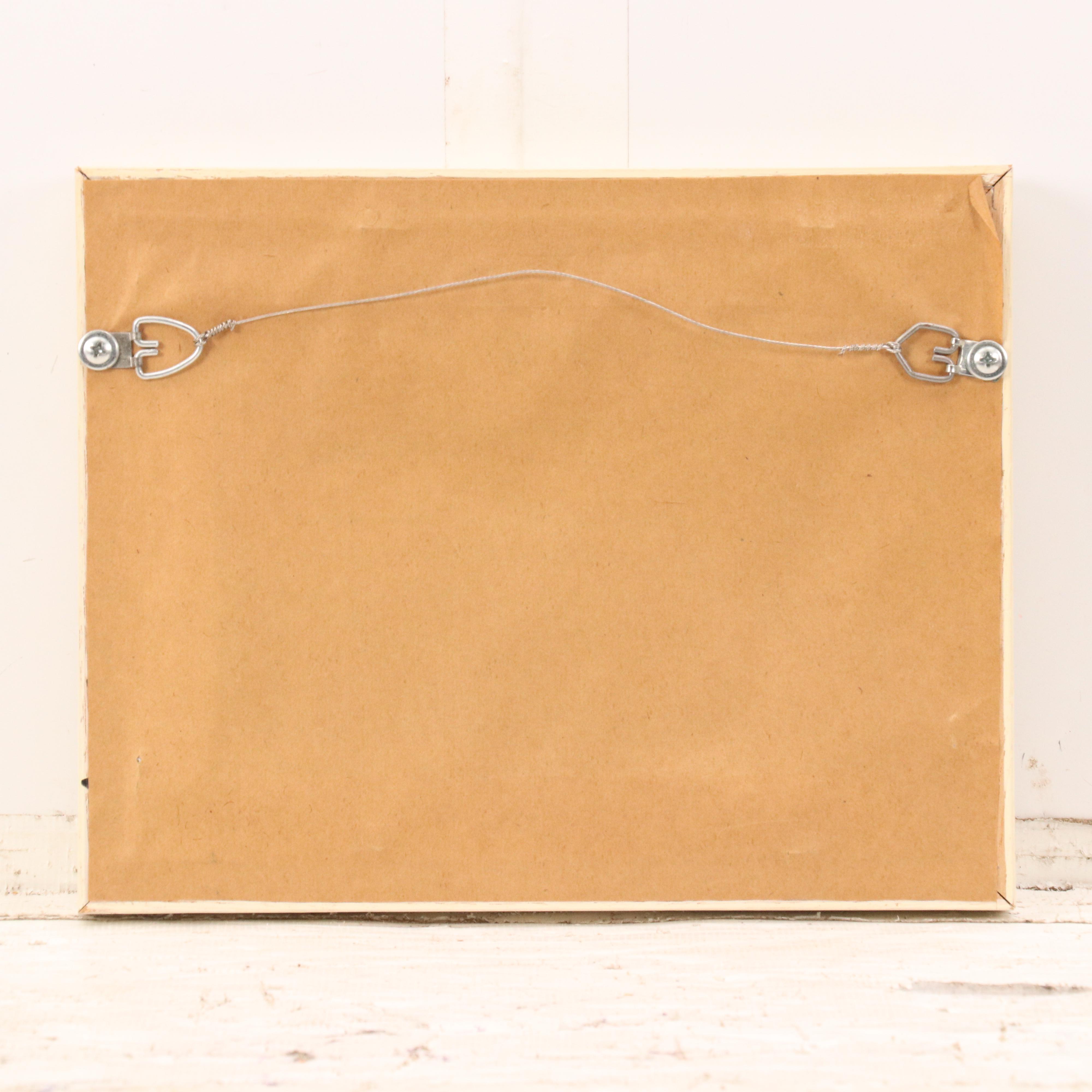 Oil Painting of Two Fish, Late 20th Century