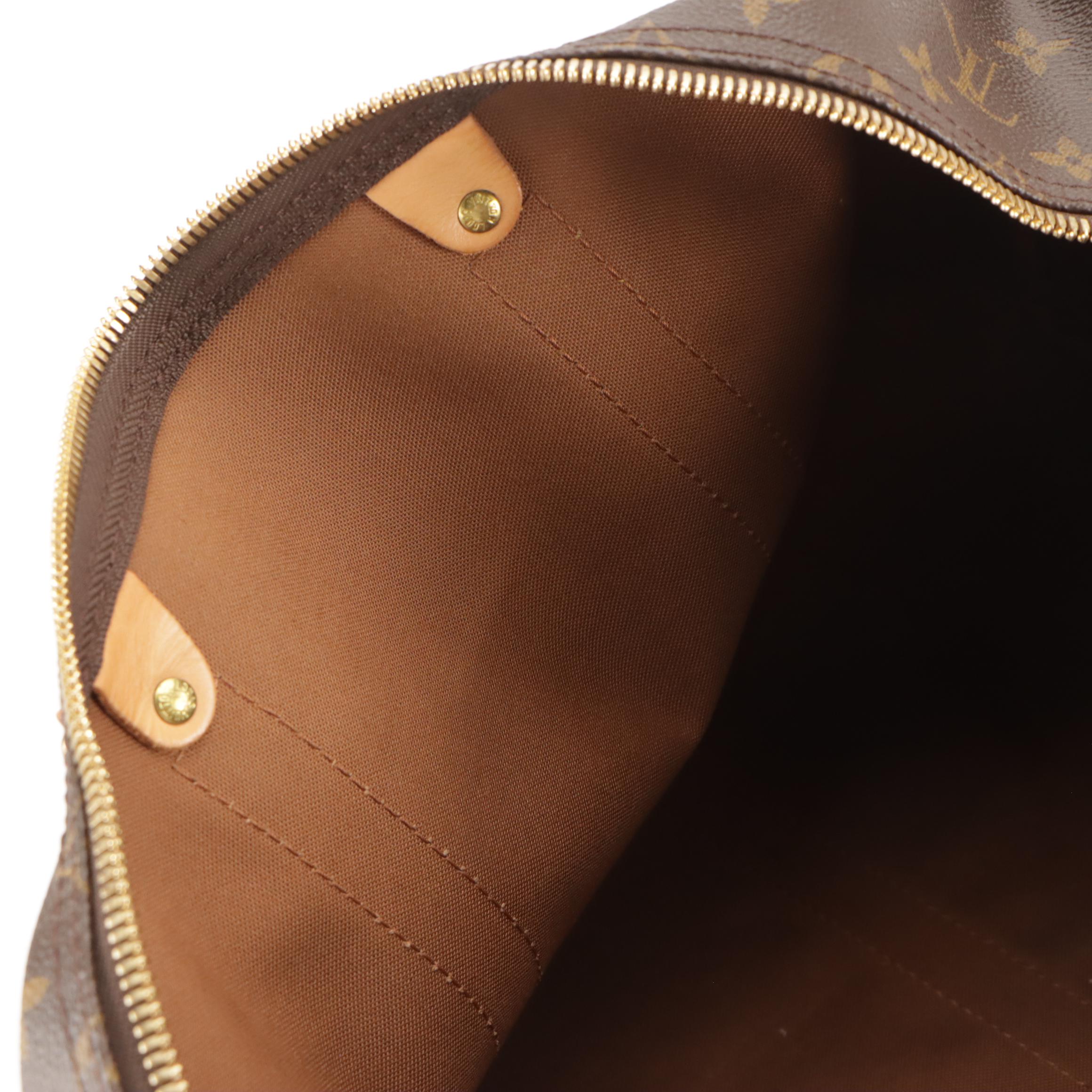 Louis Vuitton Keepall Bandoulière 50 in Monogram Canvas and Vachetta Leather