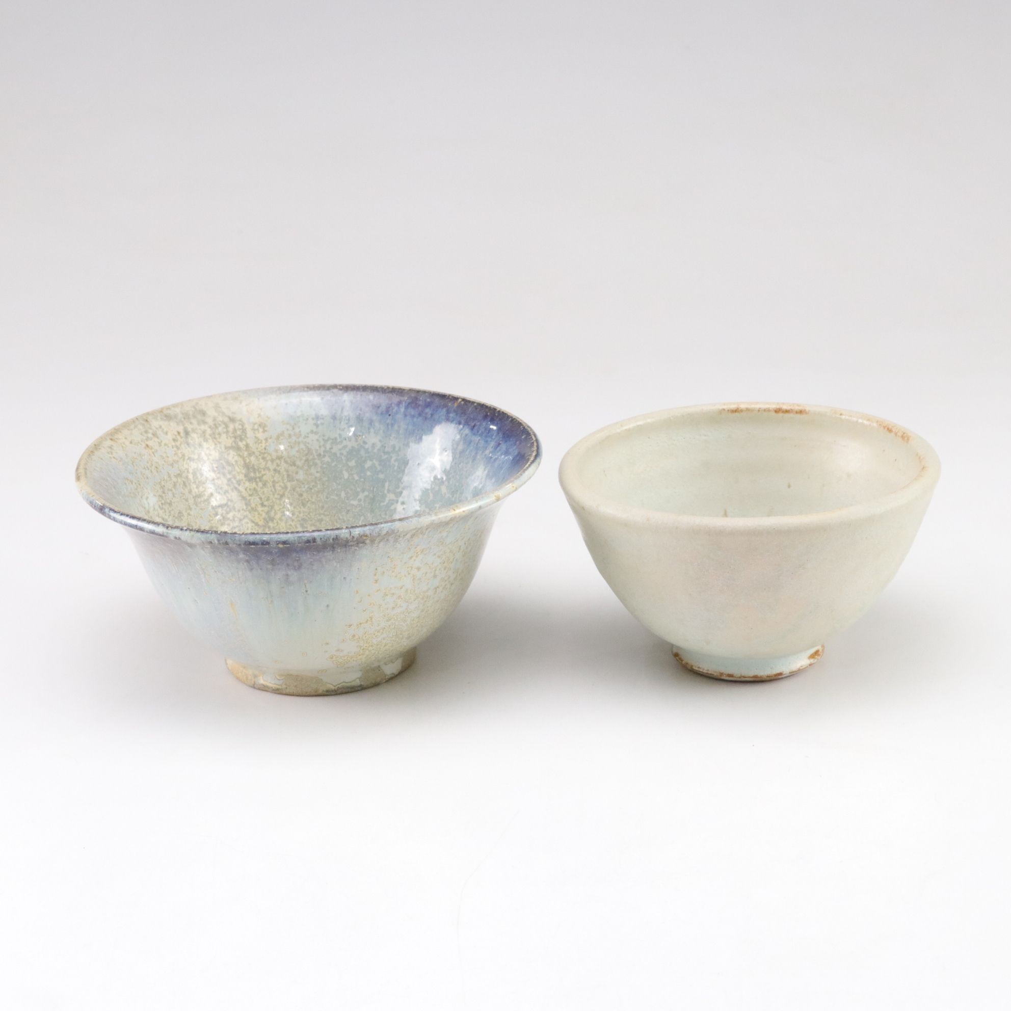 Four Hand-Thrown Pottery Bowls