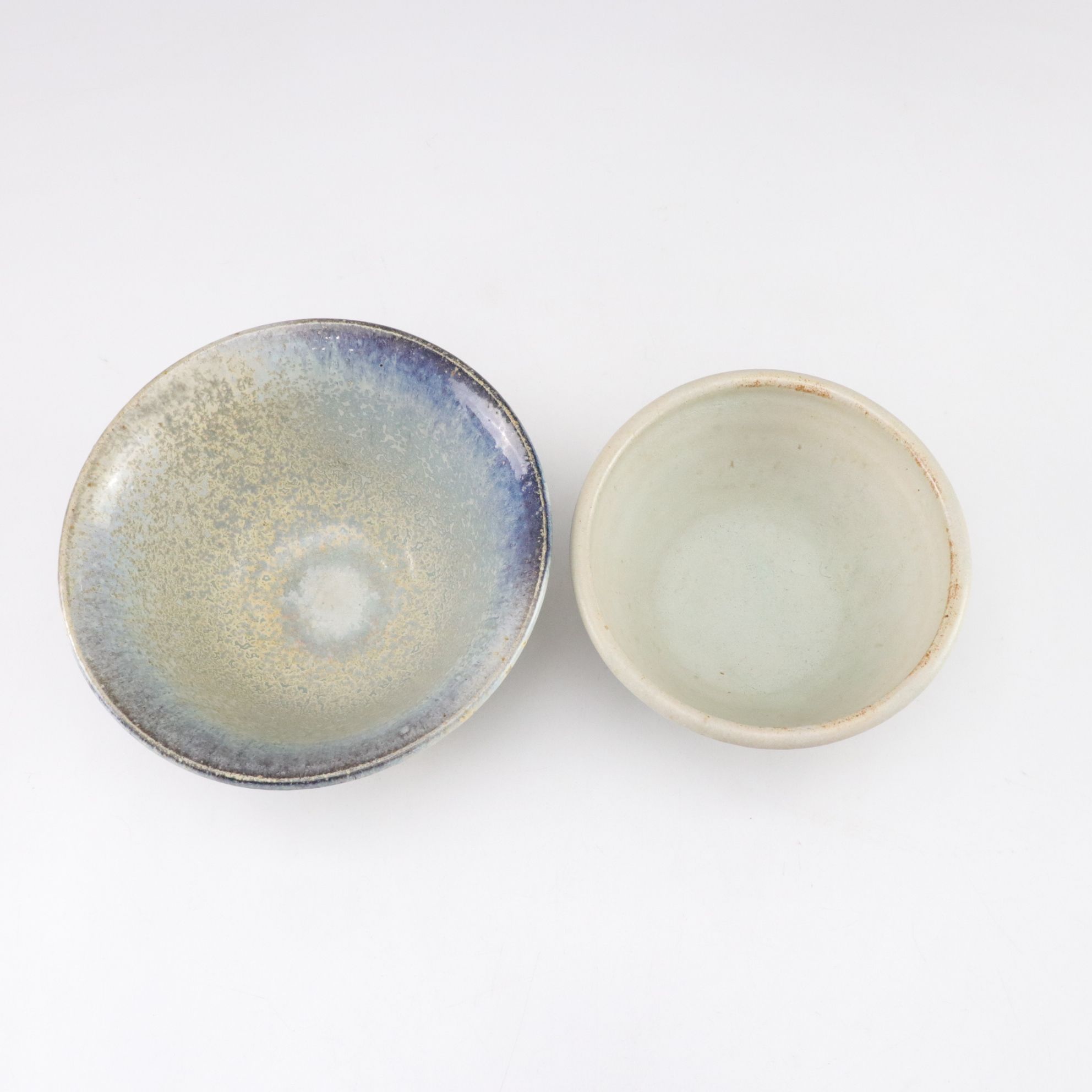 Four Hand-Thrown Pottery Bowls
