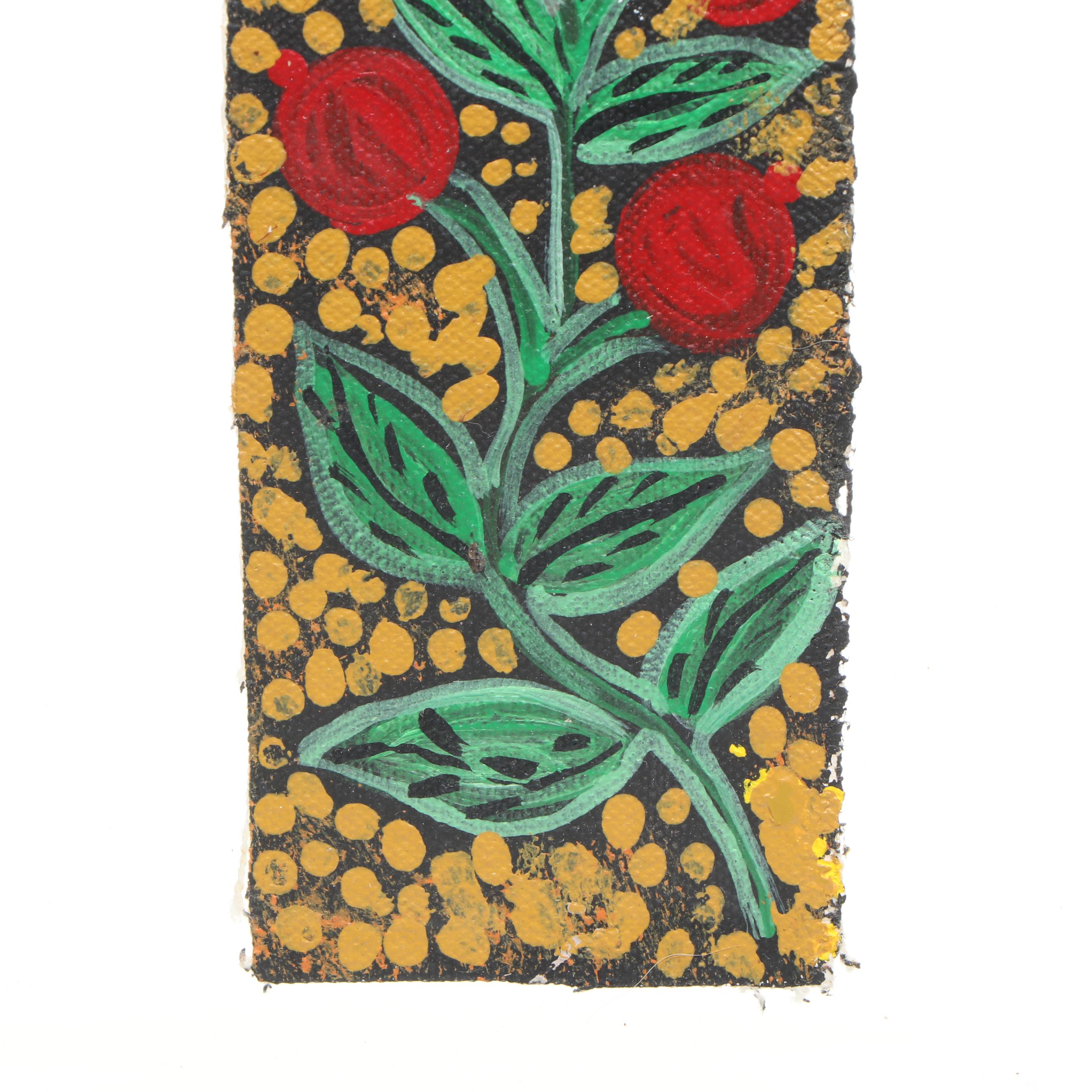 Elsie Mumu Walkatjara Abstract Rose Painting, 2014