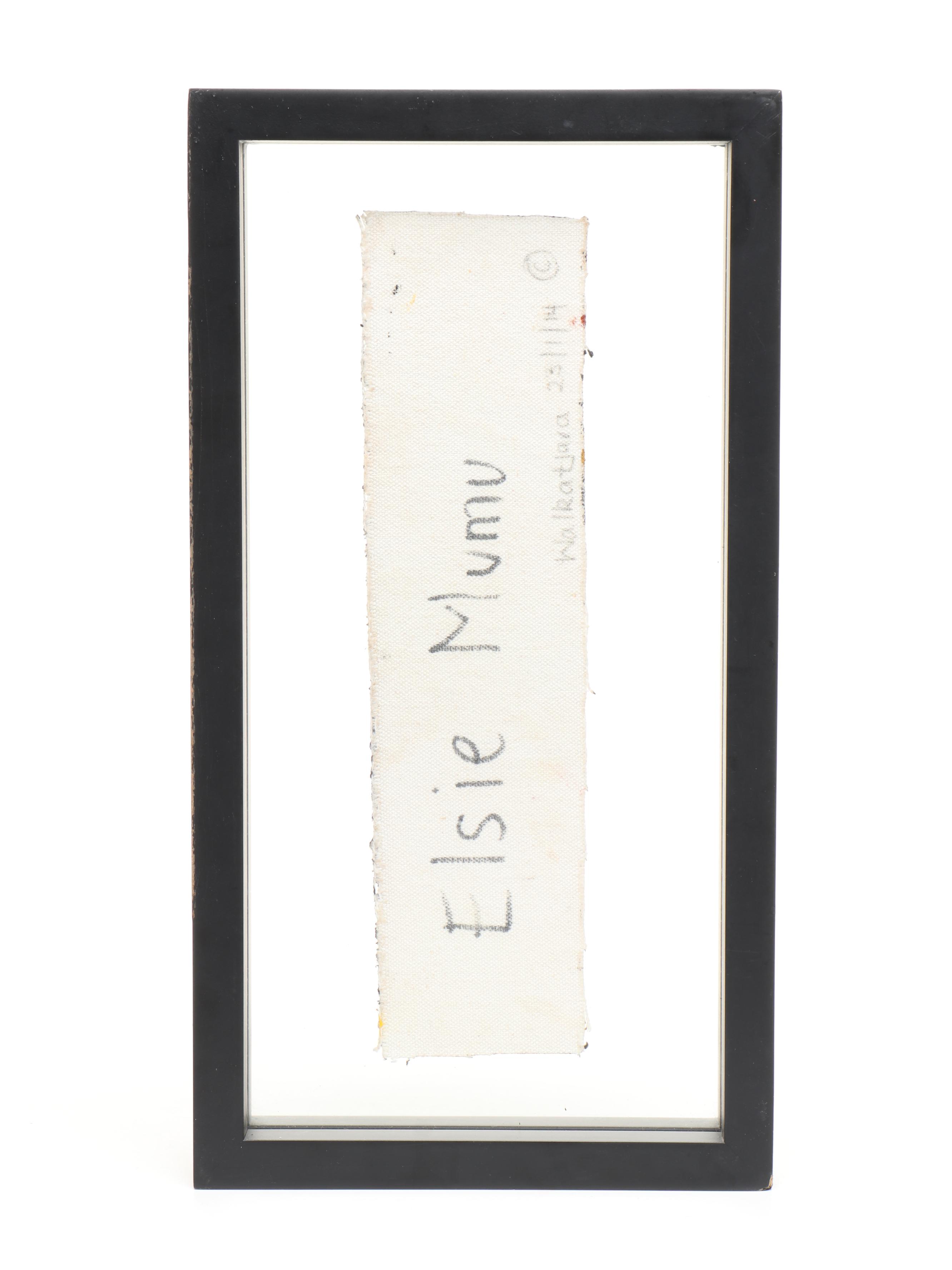 Elsie Mumu Walkatjara Abstract Rose Painting, 2014