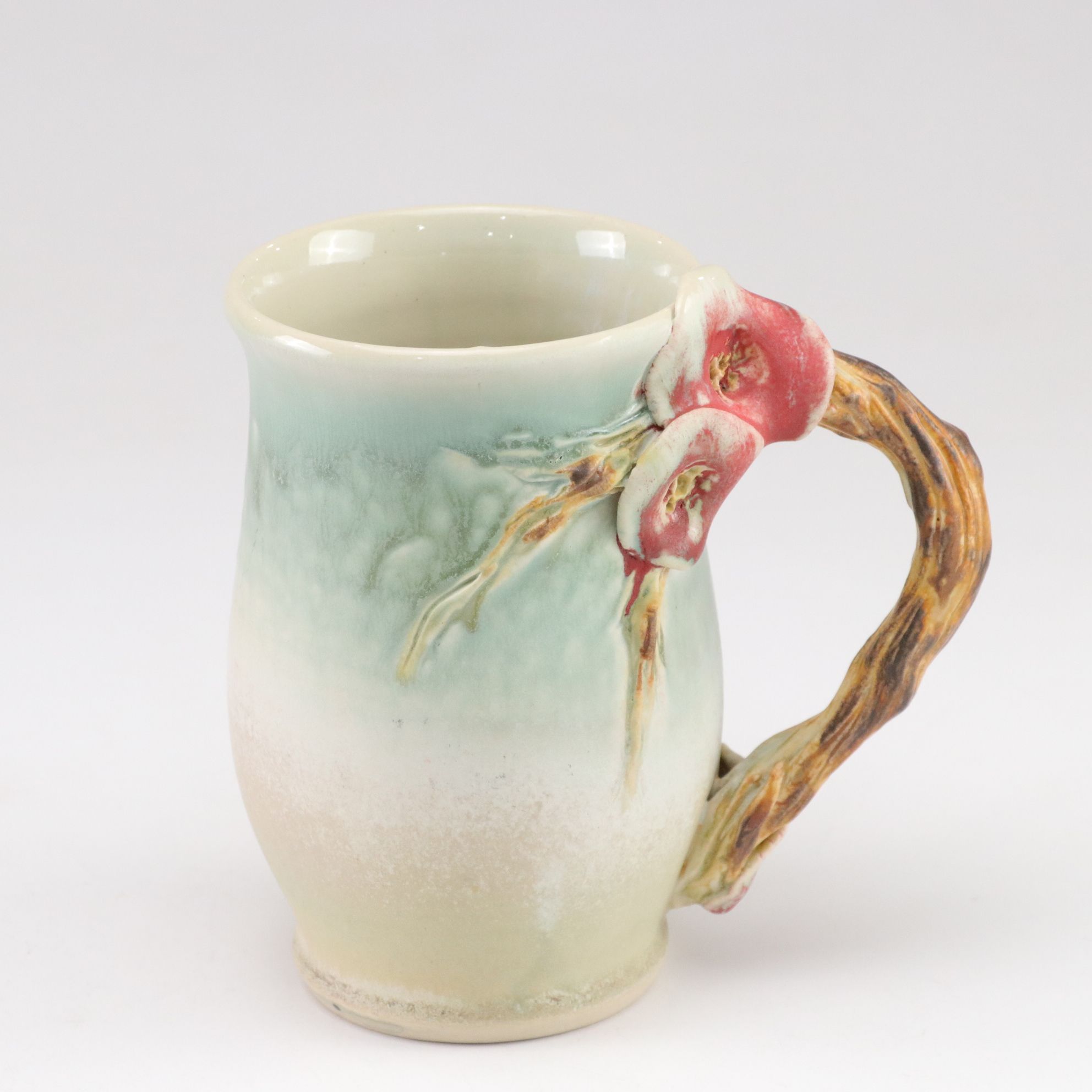 Hand-Thrown Pottery Mug, Bowl, and Vase