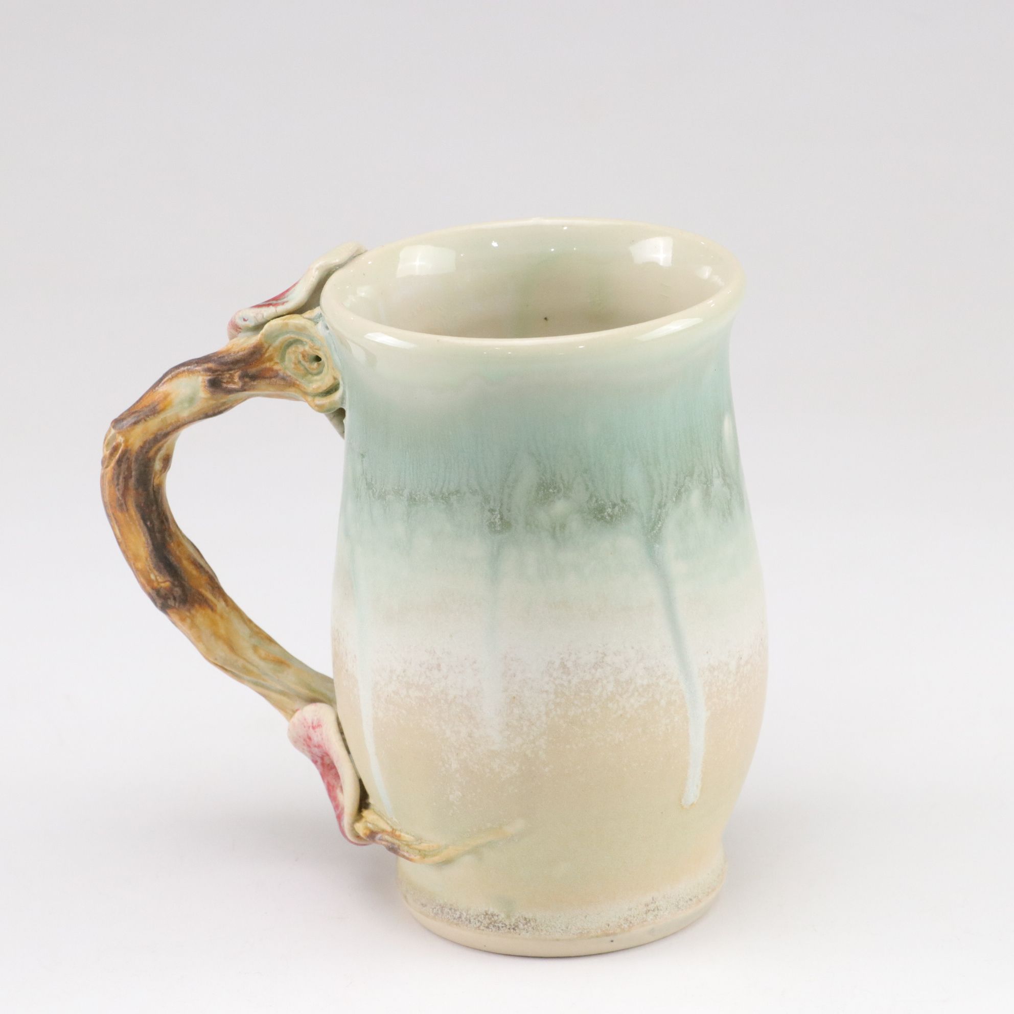 Hand-Thrown Pottery Mug, Bowl, and Vase