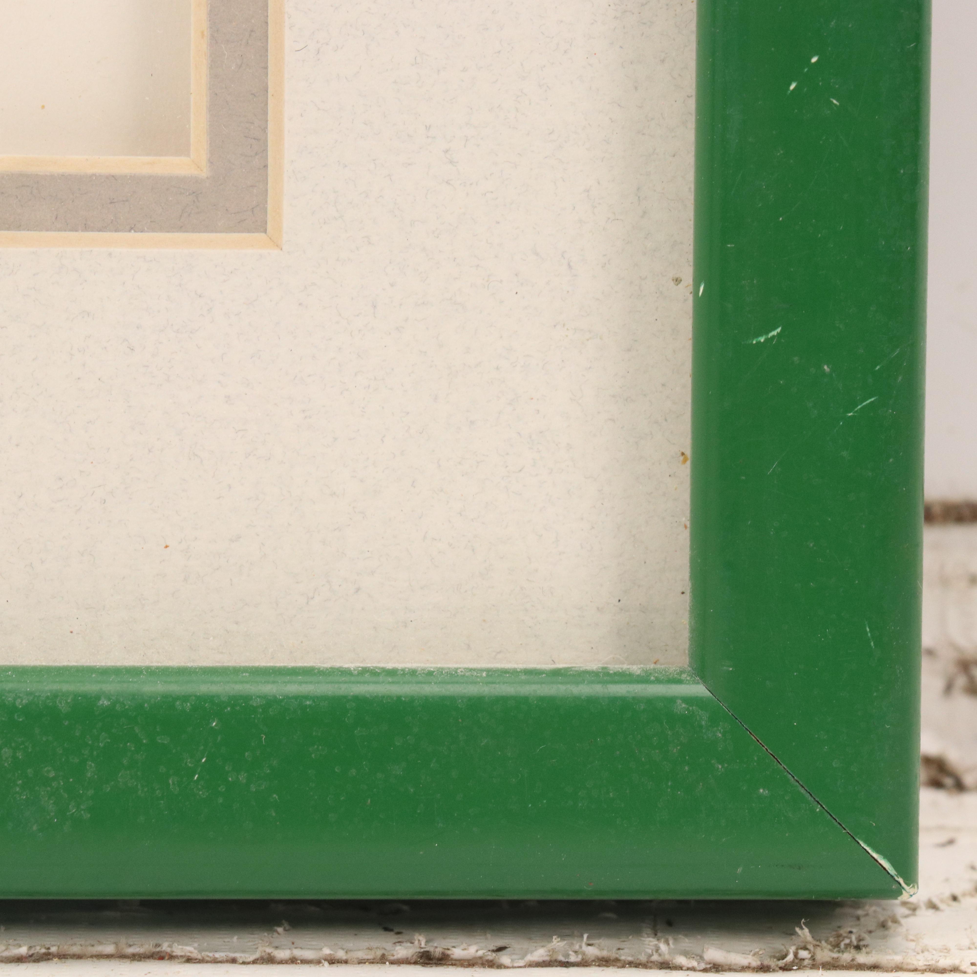 John Suchy Dimensional Hand-Colored Lithograph "Times Square, N.Y.C.," 1991