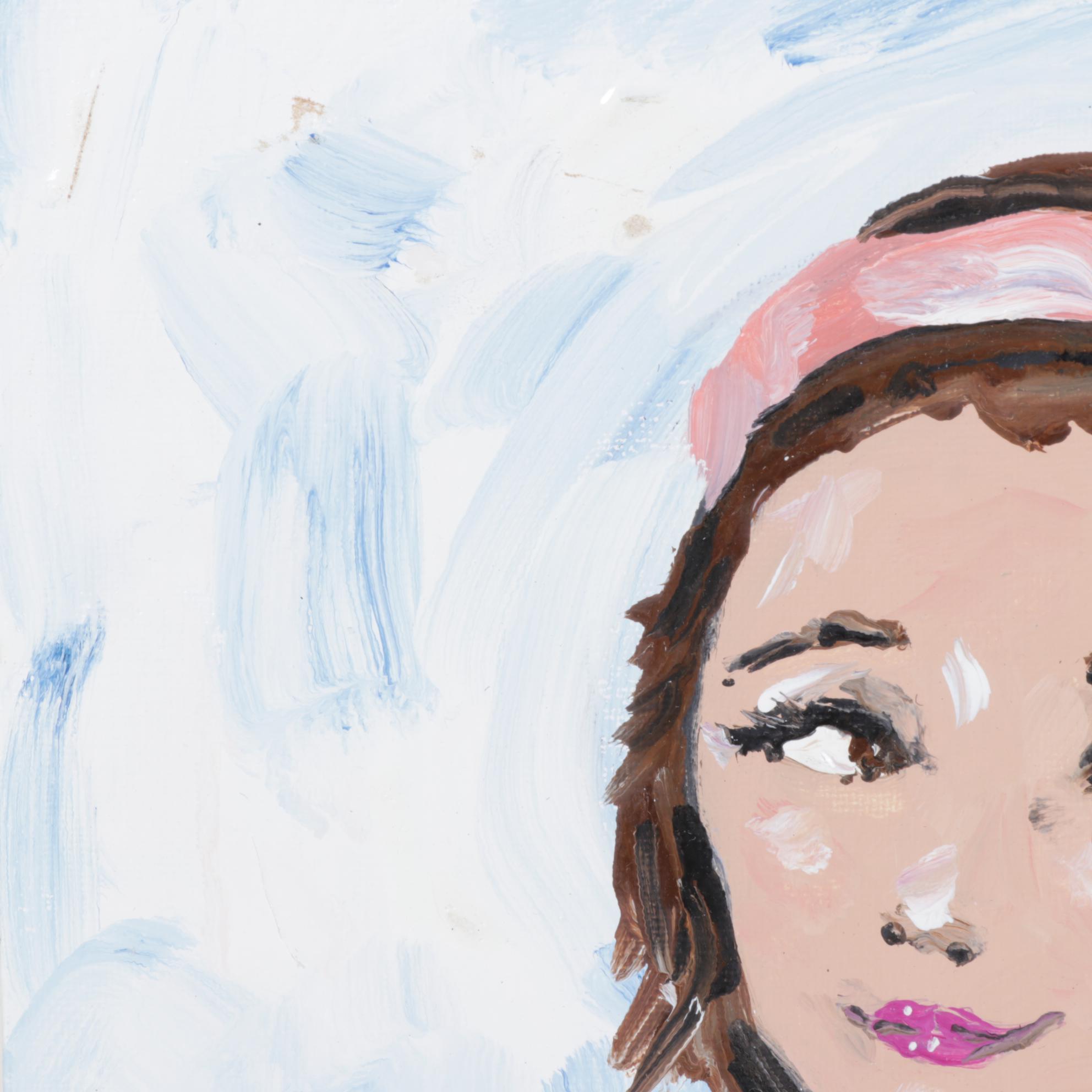 Kurt Shaw "Daphne" Oil Painting, 2020