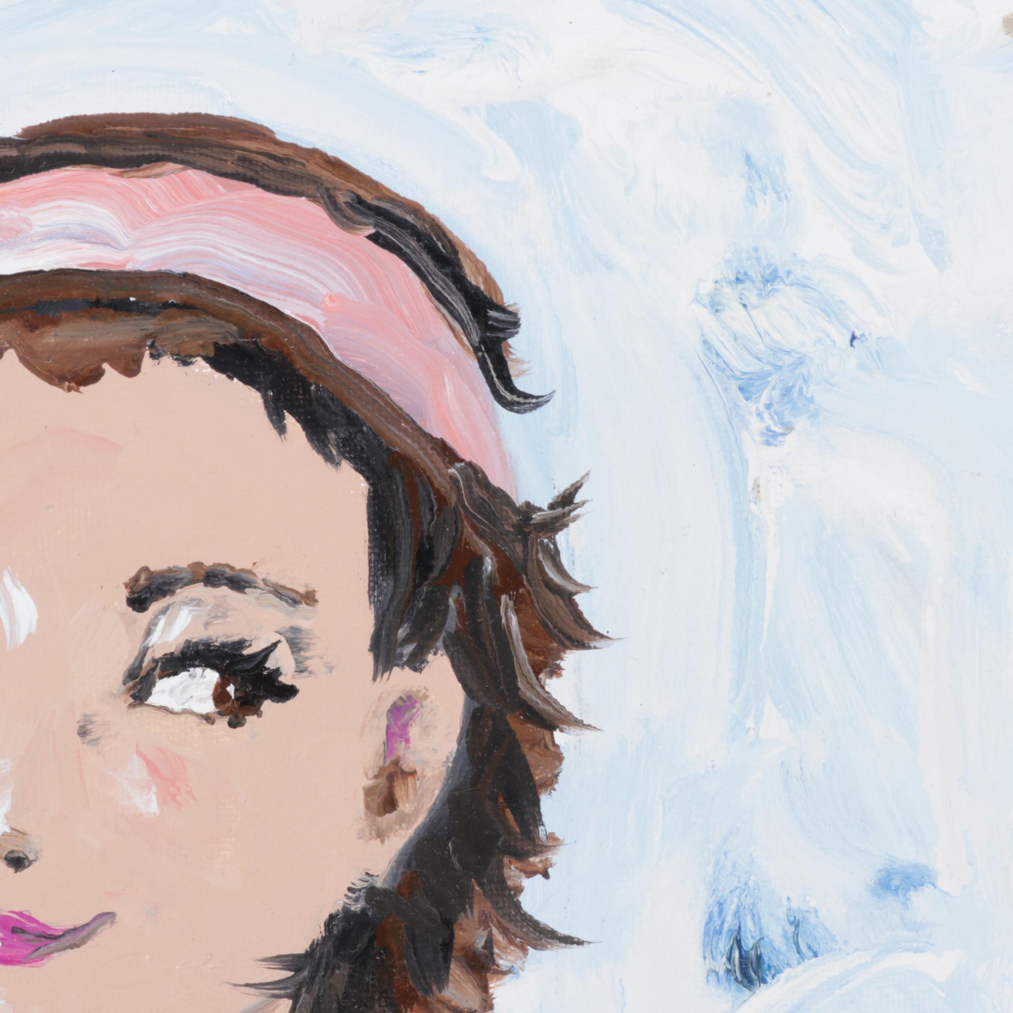 Kurt Shaw "Daphne" Oil Painting, 2020