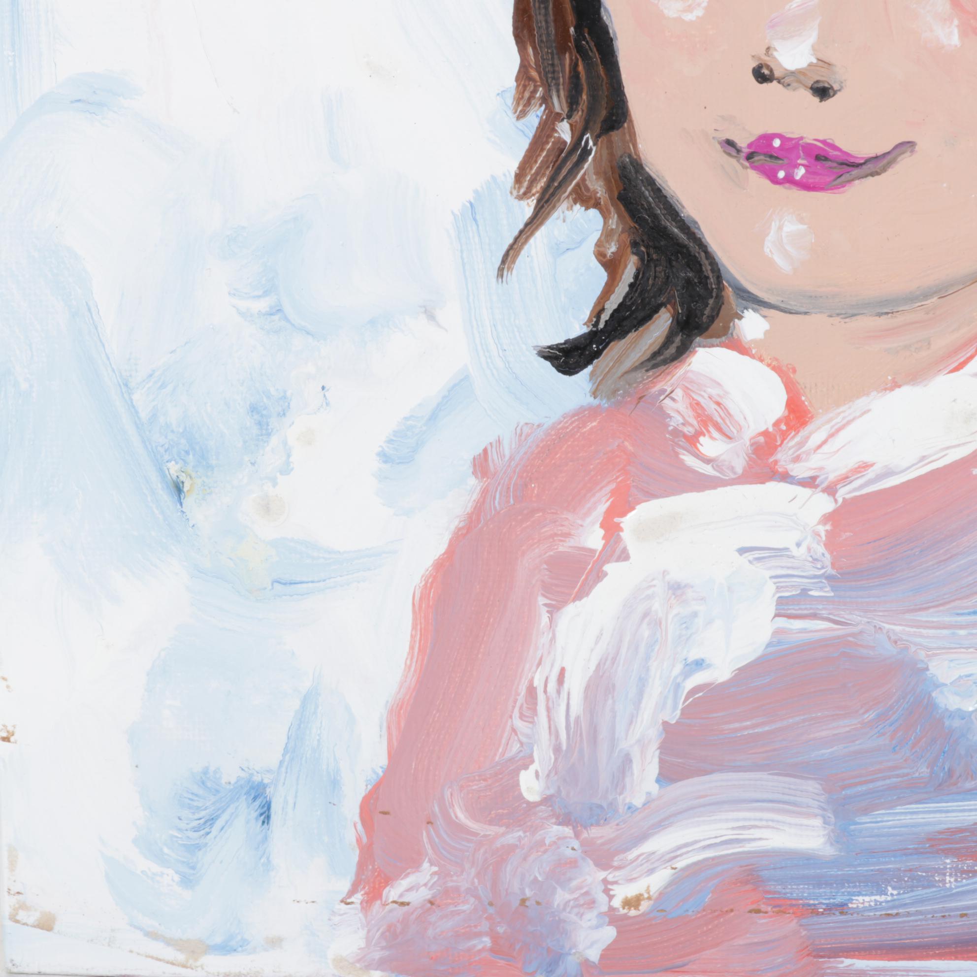 Kurt Shaw "Daphne" Oil Painting, 2020