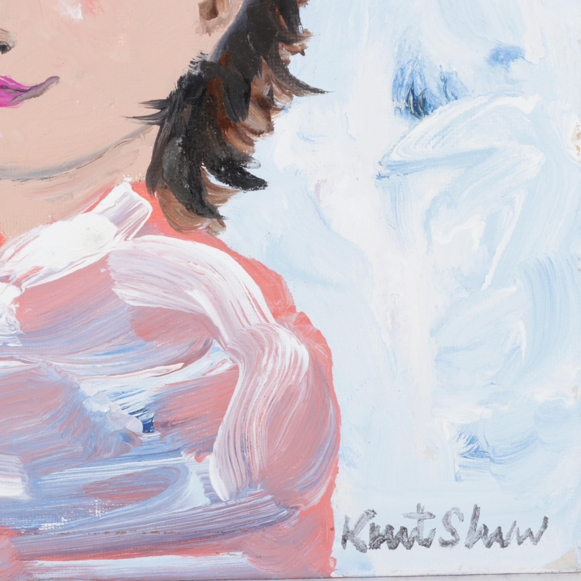 Kurt Shaw "Daphne" Oil Painting, 2020