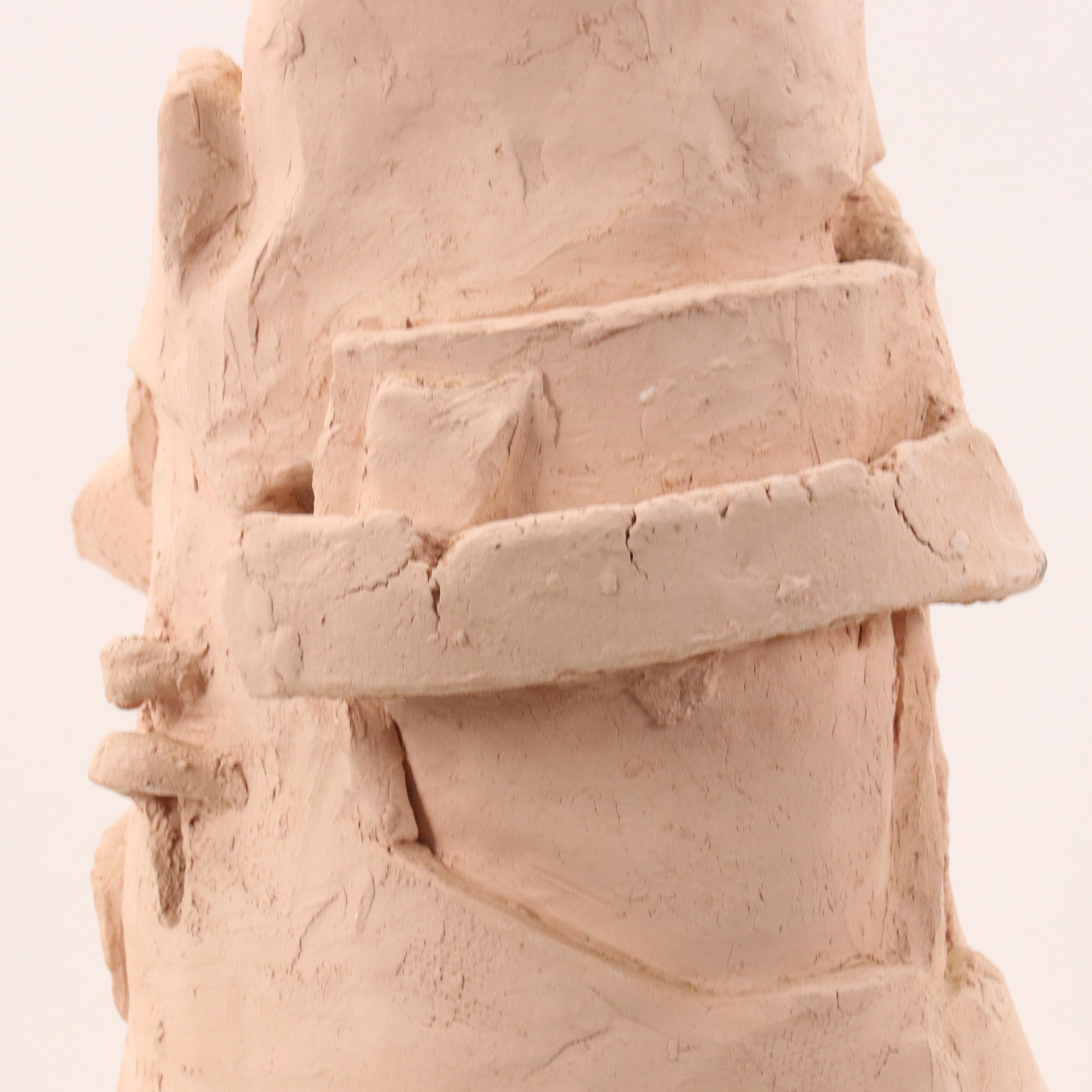 Surreal Ceramic Hand-Built Figurative Sculpture