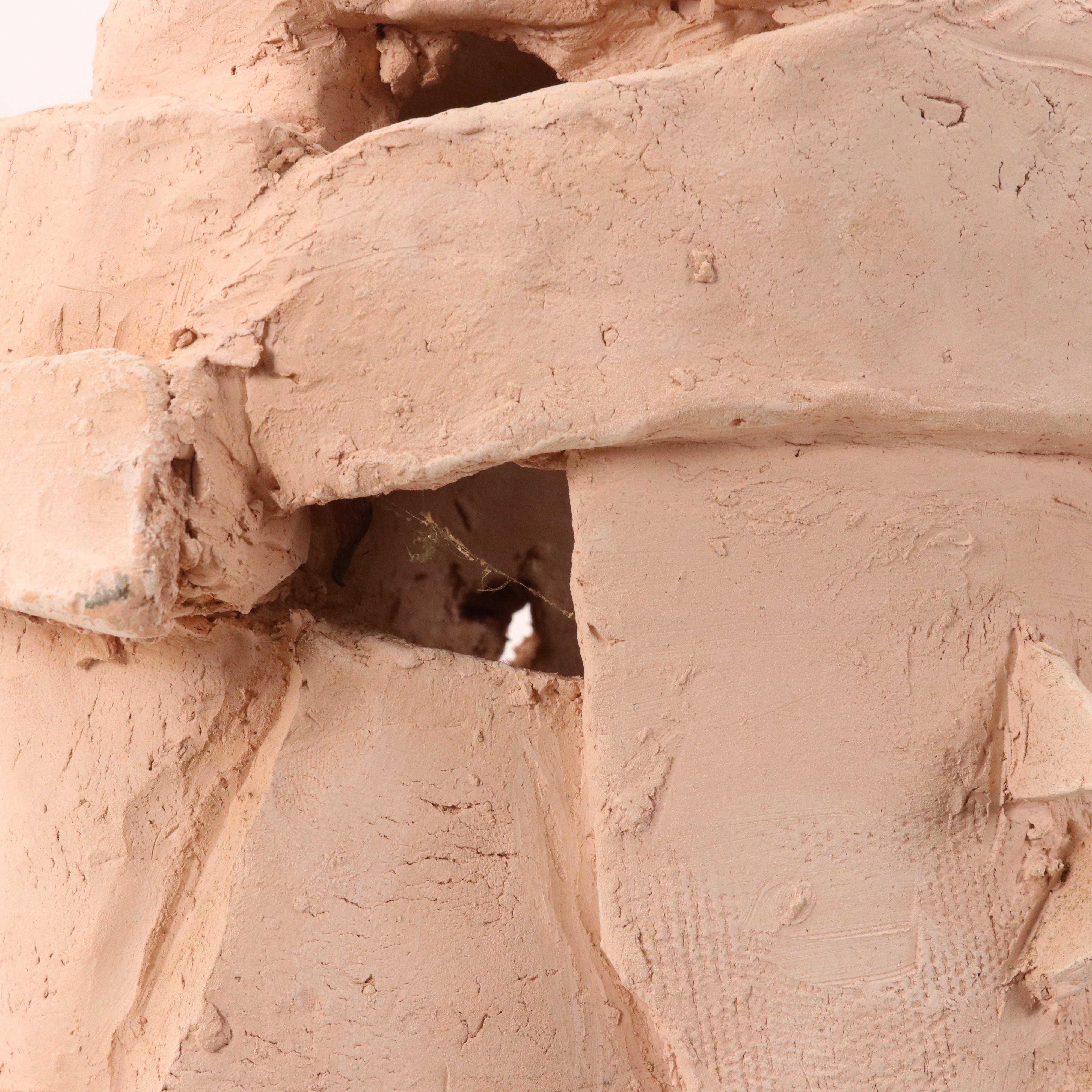 Surreal Ceramic Hand-Built Figurative Sculpture