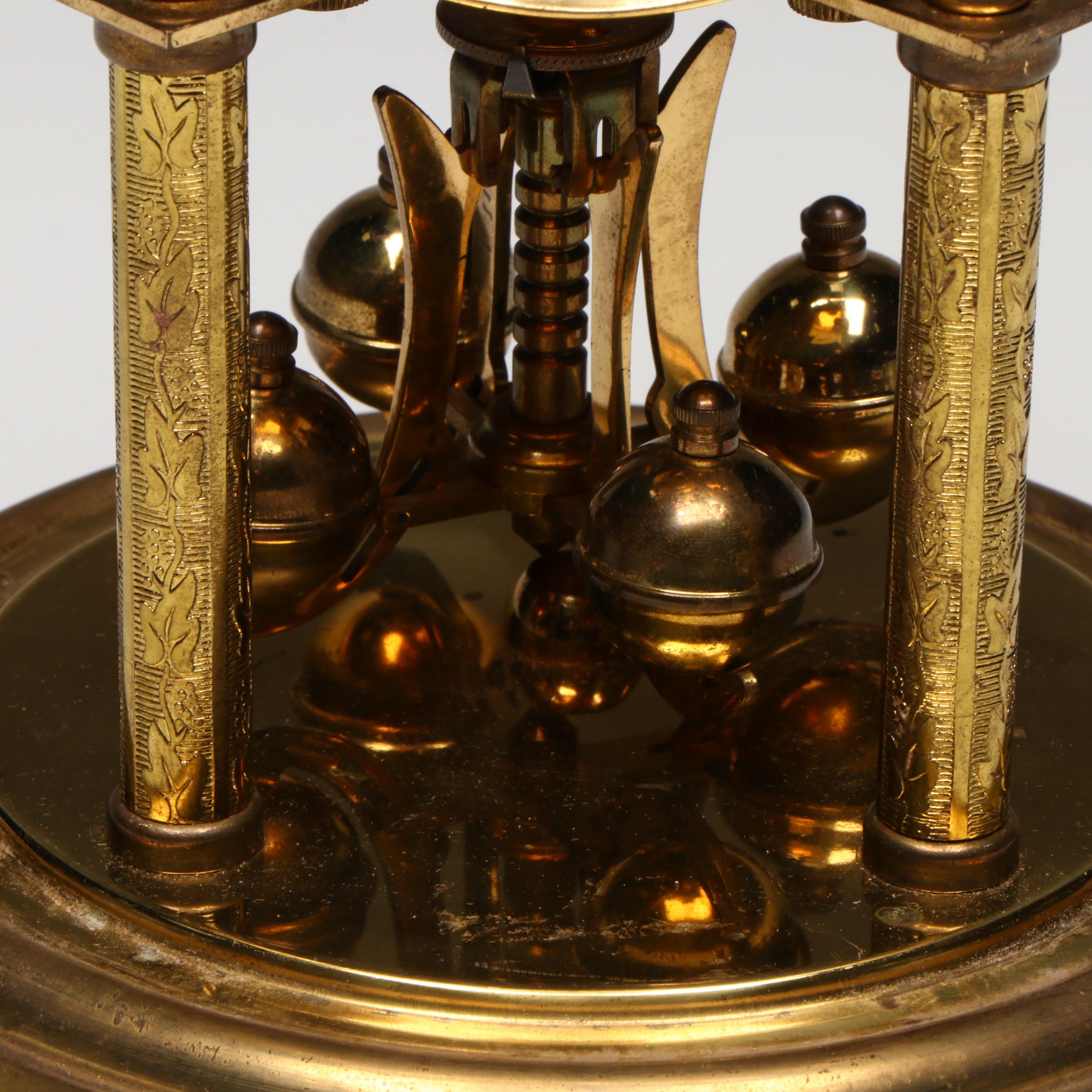 Schatz Brass Anniversary Clock, 1949