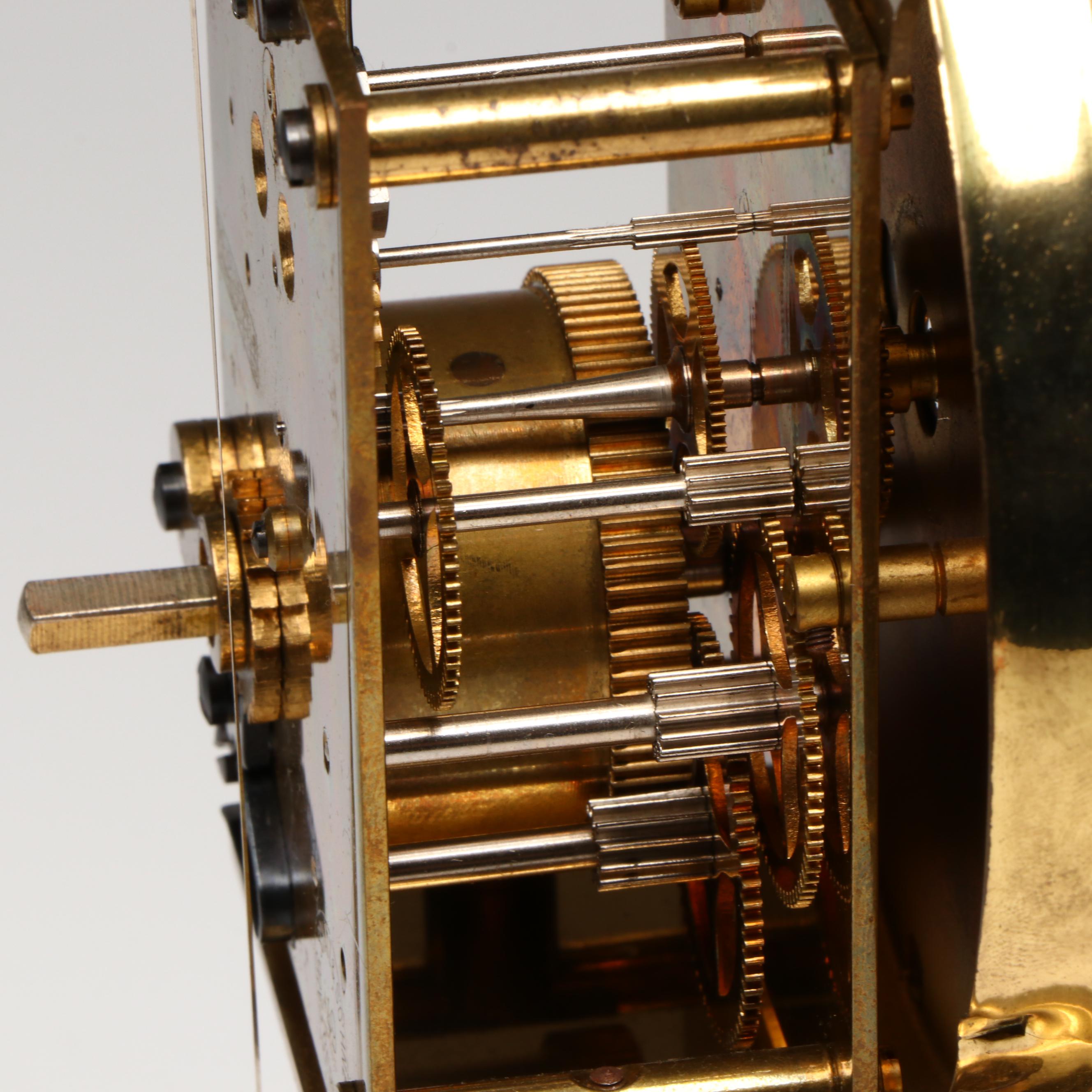 Schatz Brass Anniversary Clock, 1949