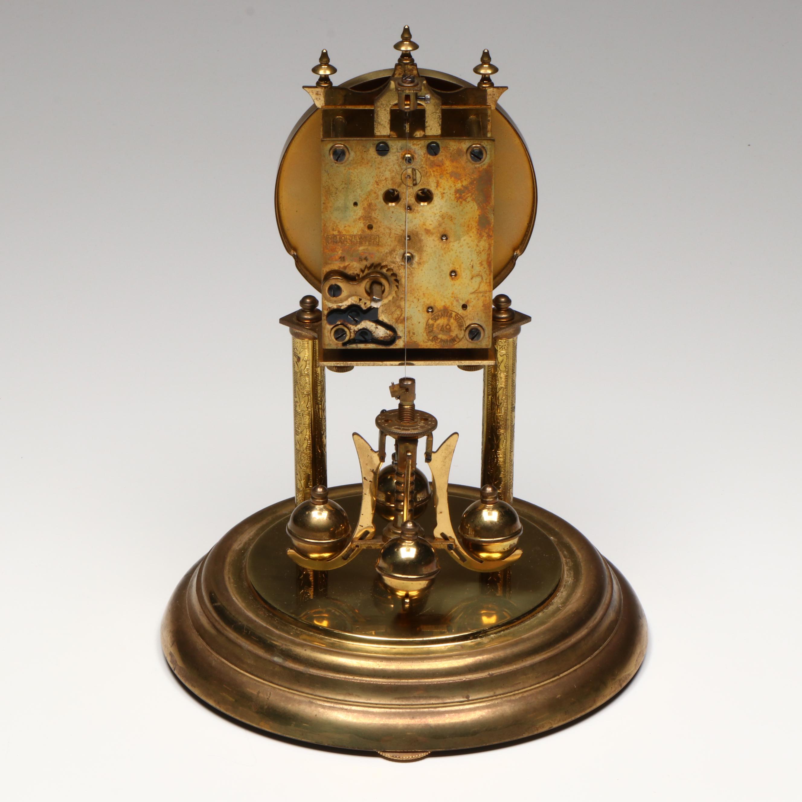 Schatz Brass Anniversary Clock, 1949