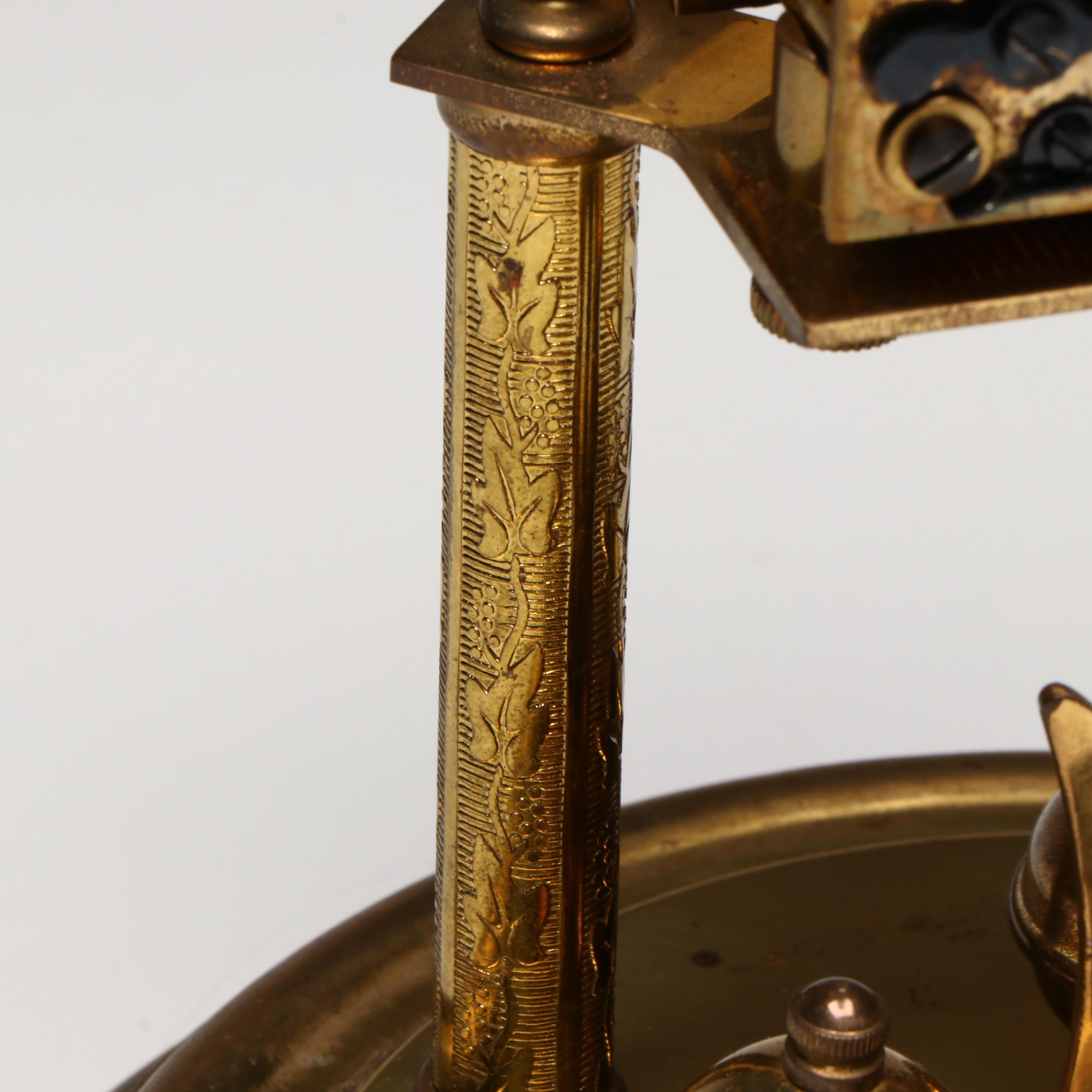 Schatz Brass Anniversary Clock, 1949