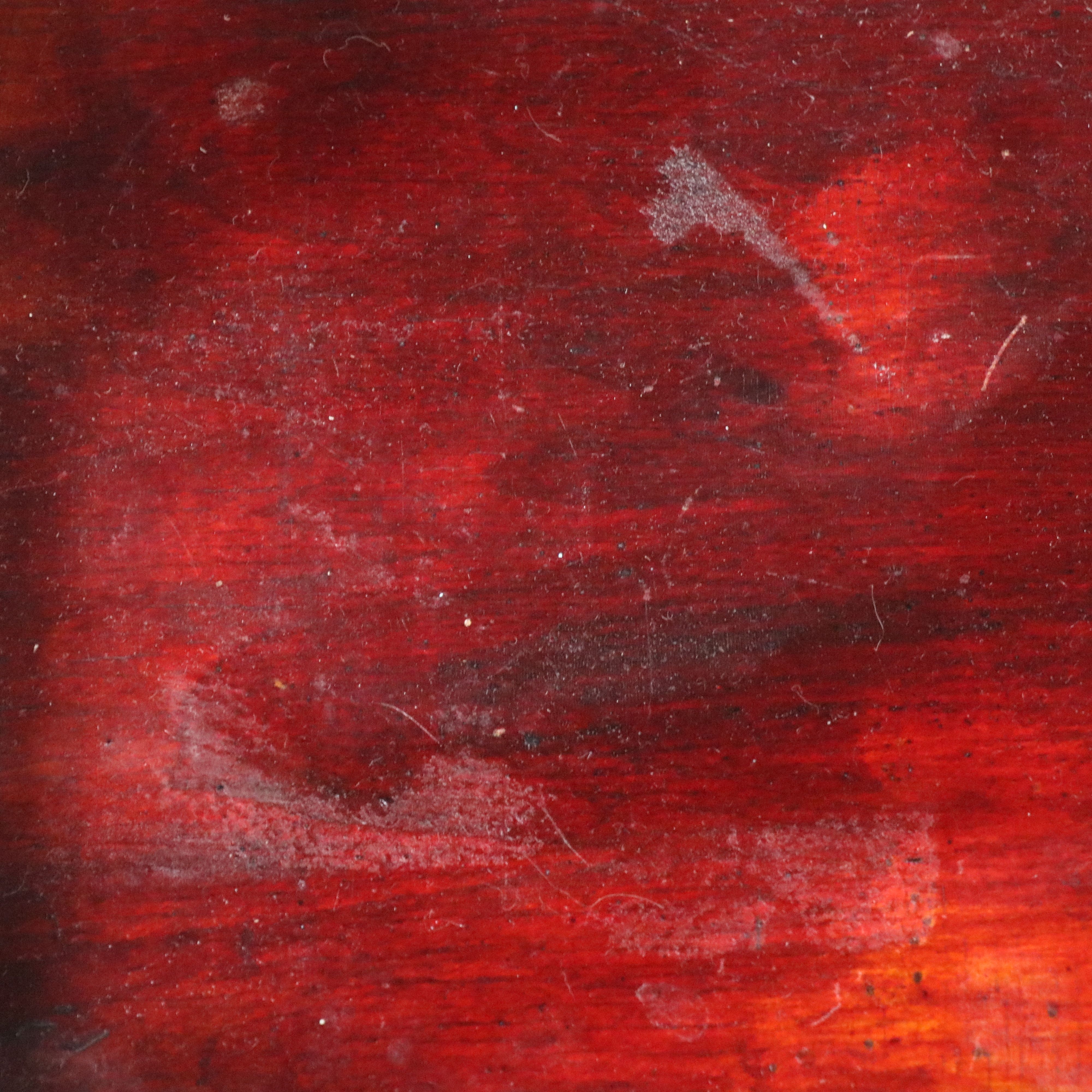 Mahogany Finish Stick and Ball Étagère