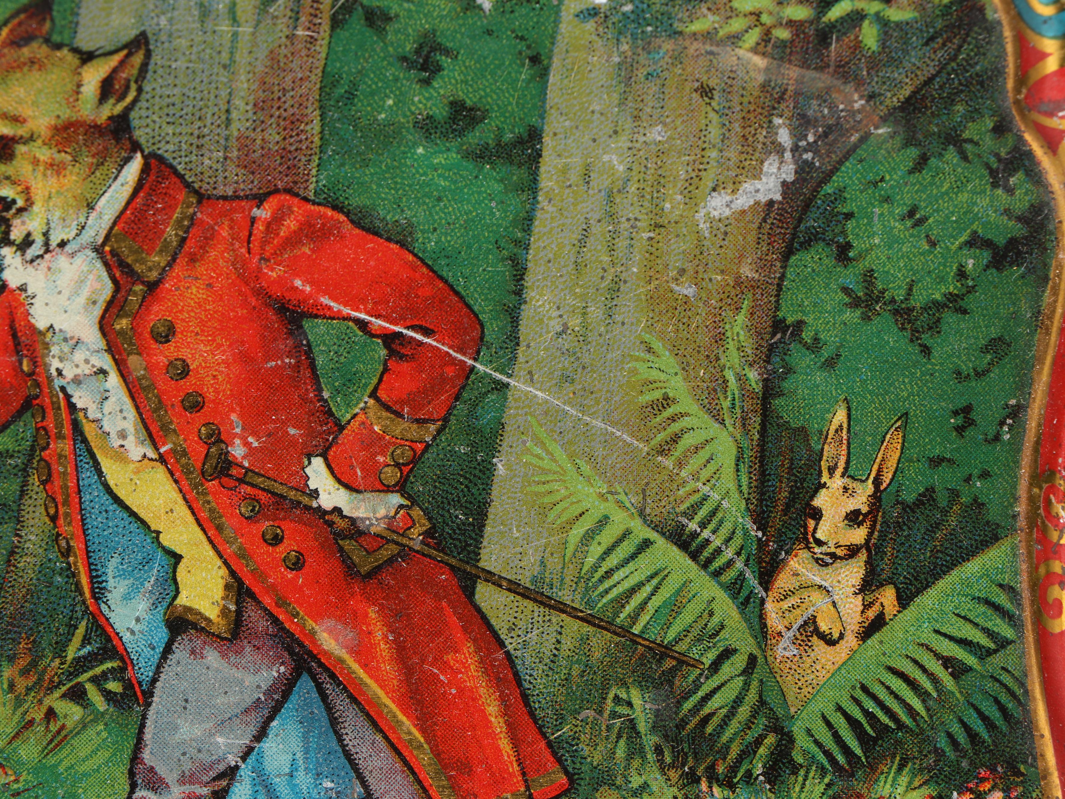 Vintage Amsco Sunbonnet Girls and Other Tin Litho Children's Trays